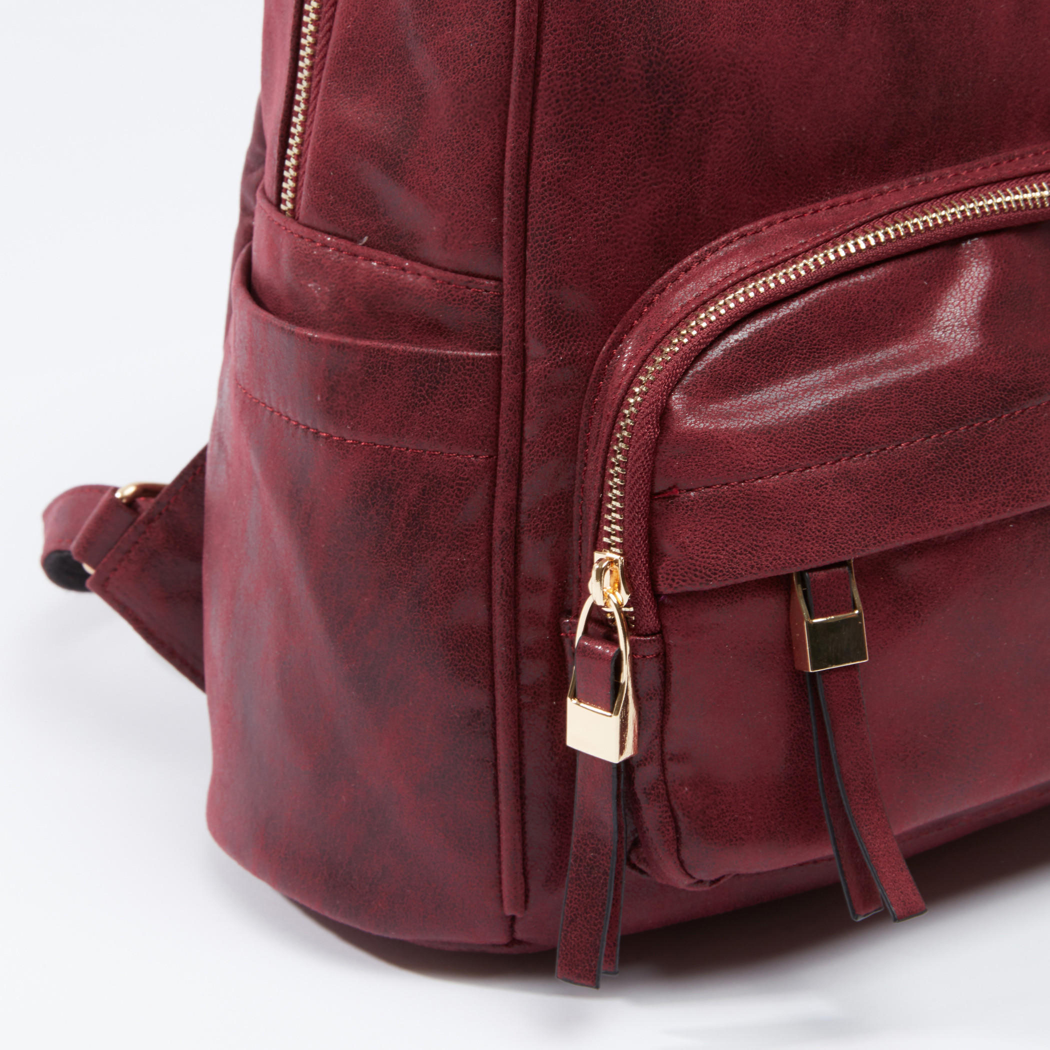 Textured Backpack with Zip Closure and Adjustable Straps-women-bagsandwallets-handbags-image-4
