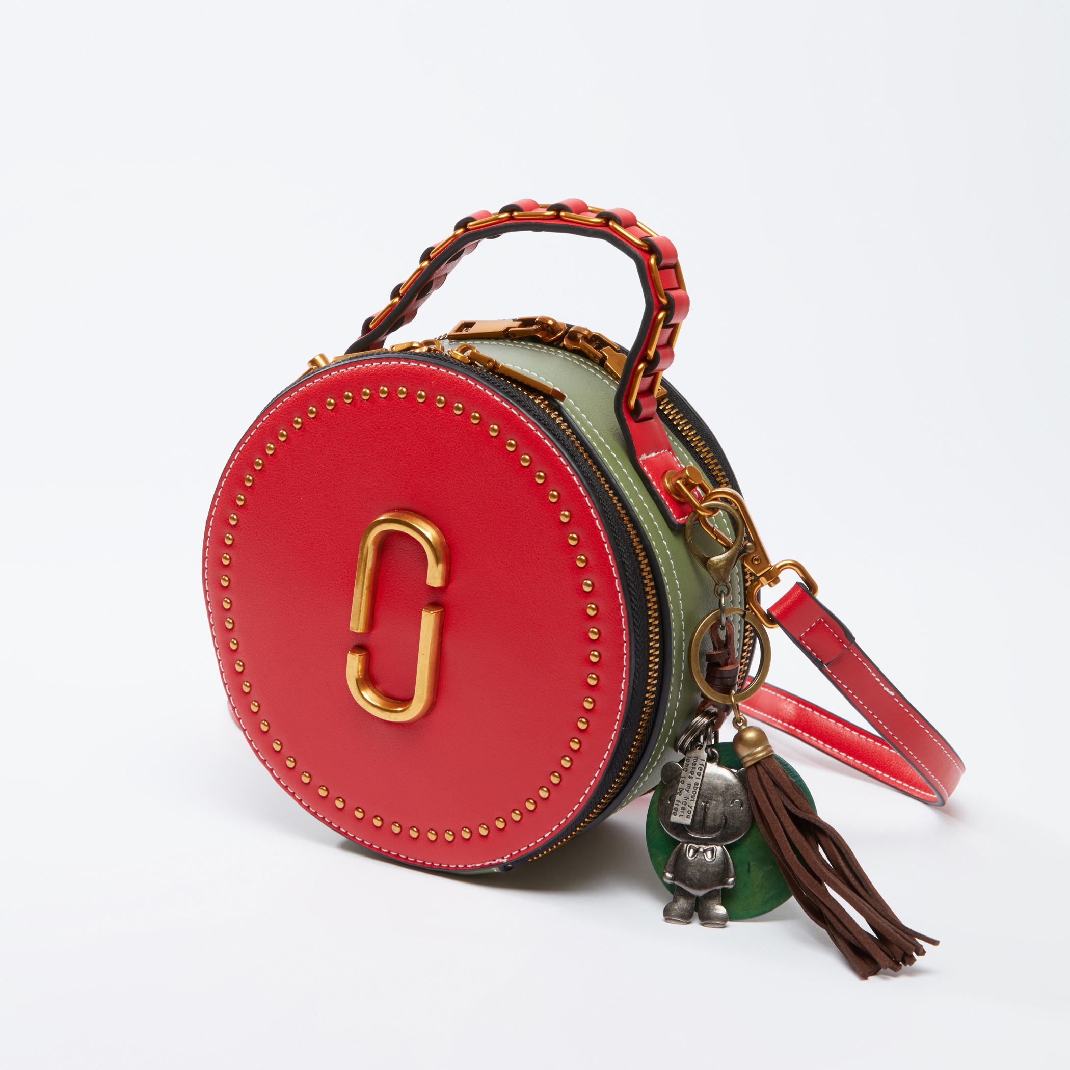 حقيبة كروس بودي مستديرة بسحّاب إغلاق وتزيينات-women-bagsandwallets-handbags-image-1