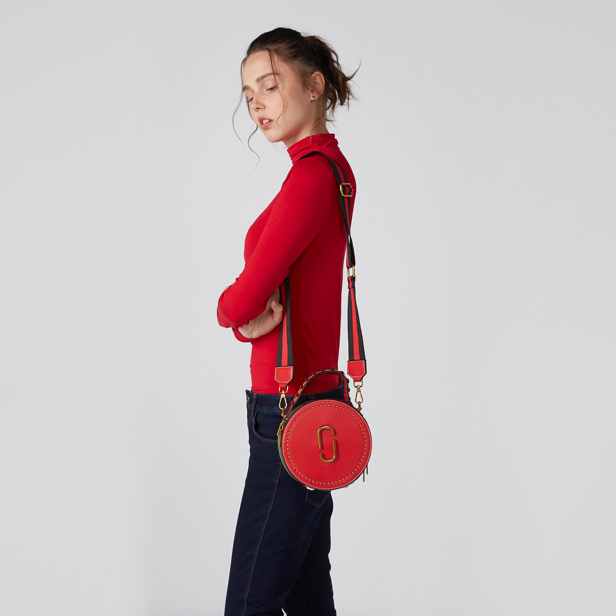 حقيبة كروس بودي مستديرة بسحّاب إغلاق وتزيينات-women-bagsandwallets-handbags-image-2
