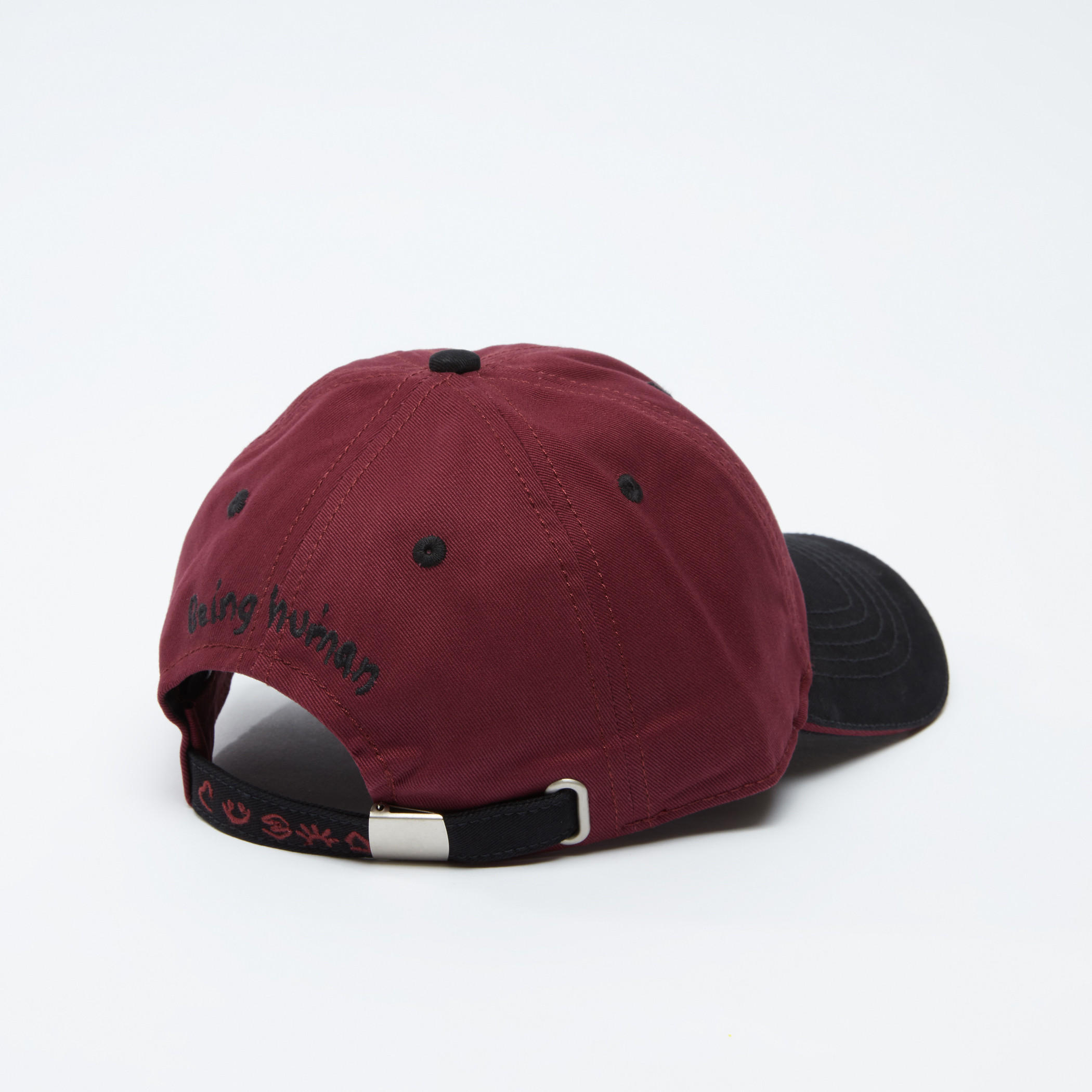 Being Human Embroidered Cap with Tuck-In Closure-men-caps-image-3