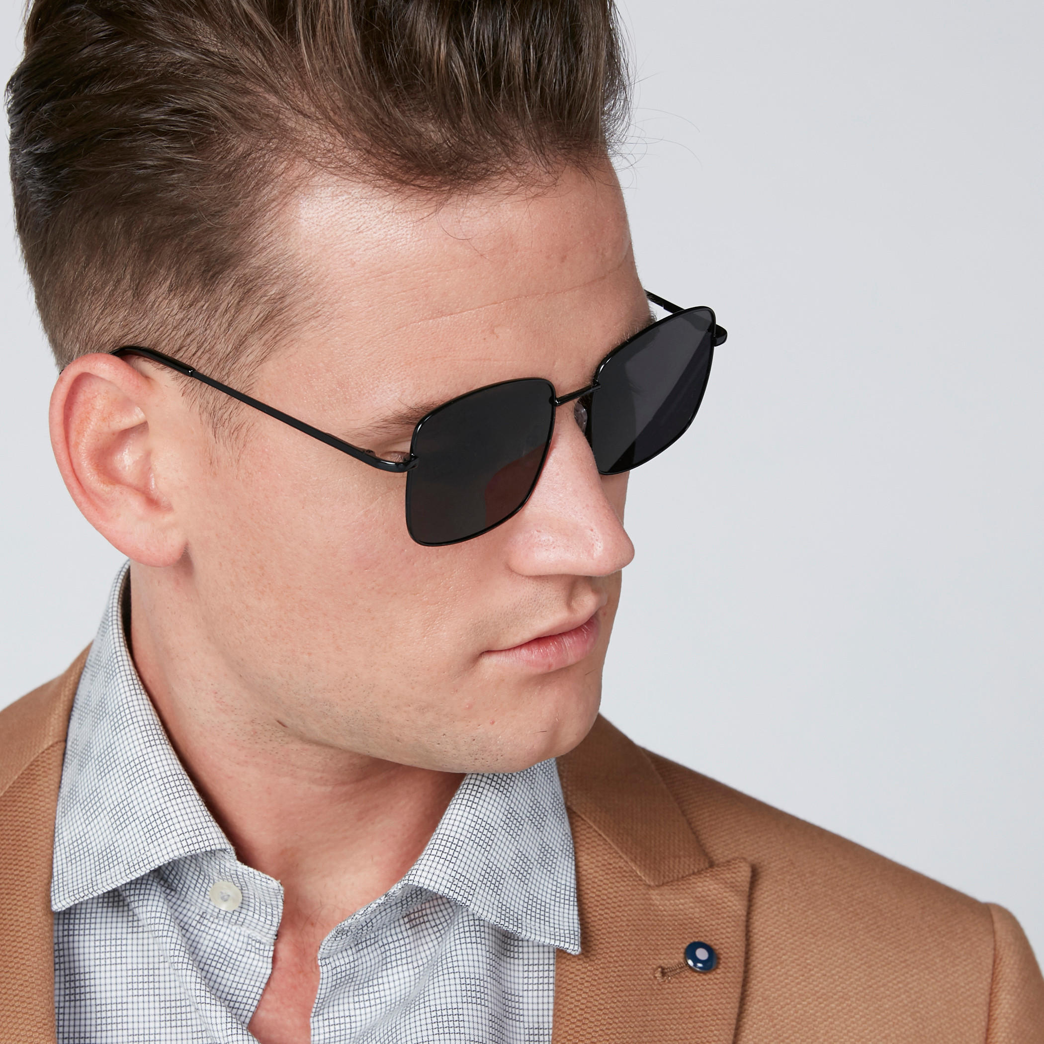 نظّارة شمسية مربّعة بإطار كامل-men-sunglasses-image-4