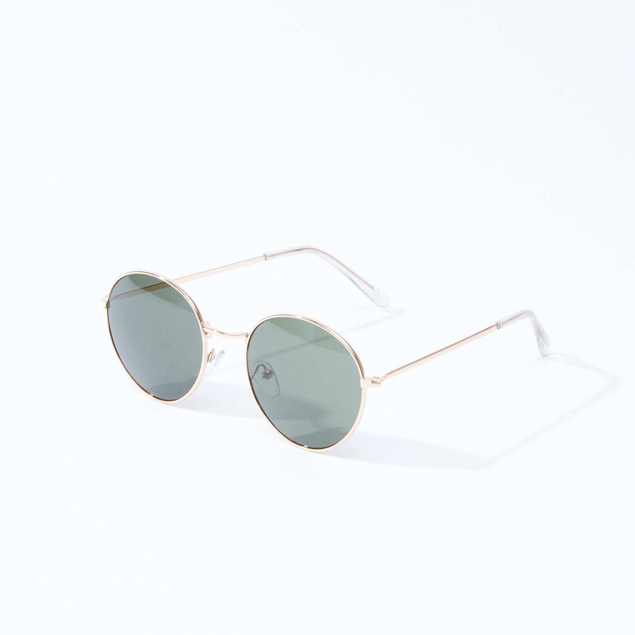 نظّارة شمسية مستديرة بإطار كامل-men-sunglasses-image-1