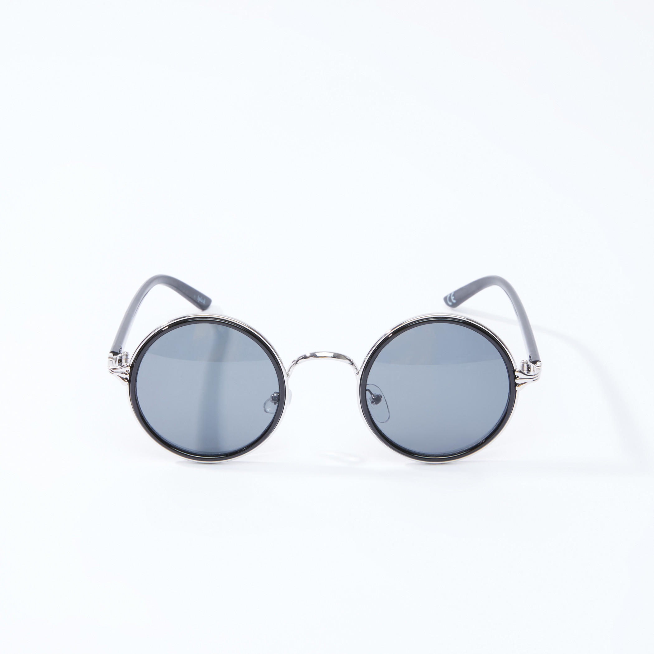 نظّارة شمسية مستديرة بإطار كامل-men-sunglasses-image-1