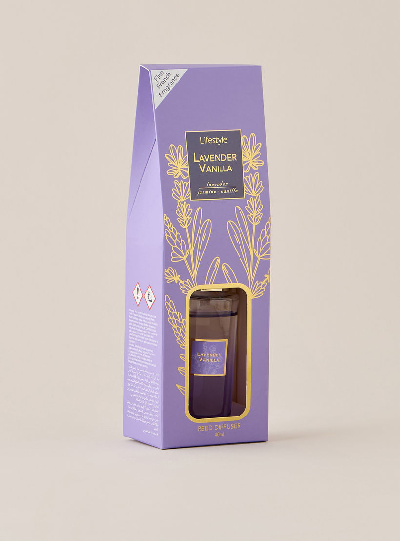 موزّع عطور برائحة أعواد الفانيلا والخزامة - 40 مل-household-homefragrance-reeddiffusers-image-1