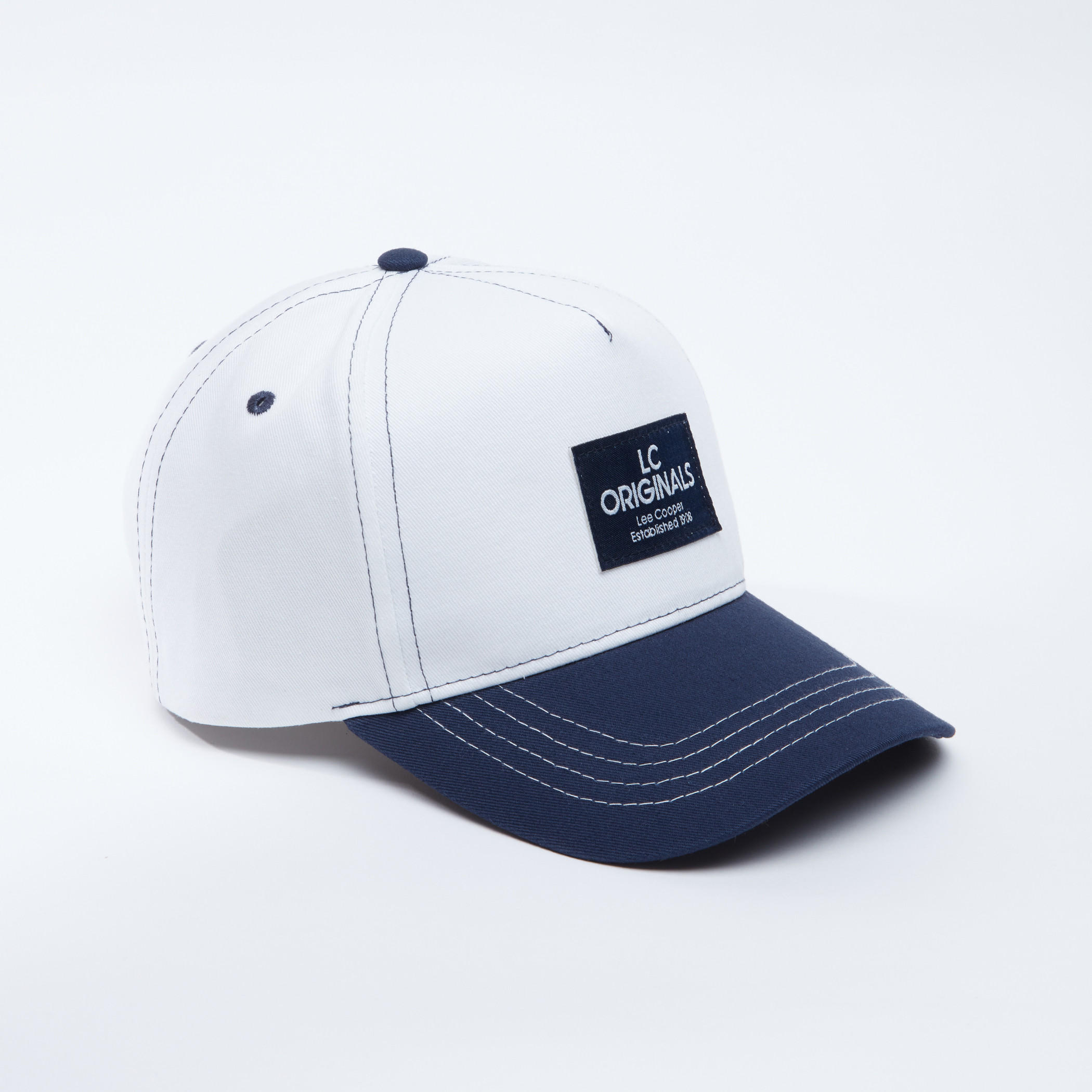 Lee Cooper Stitch Detail Cap with Snap Closure-men-caps-image-1