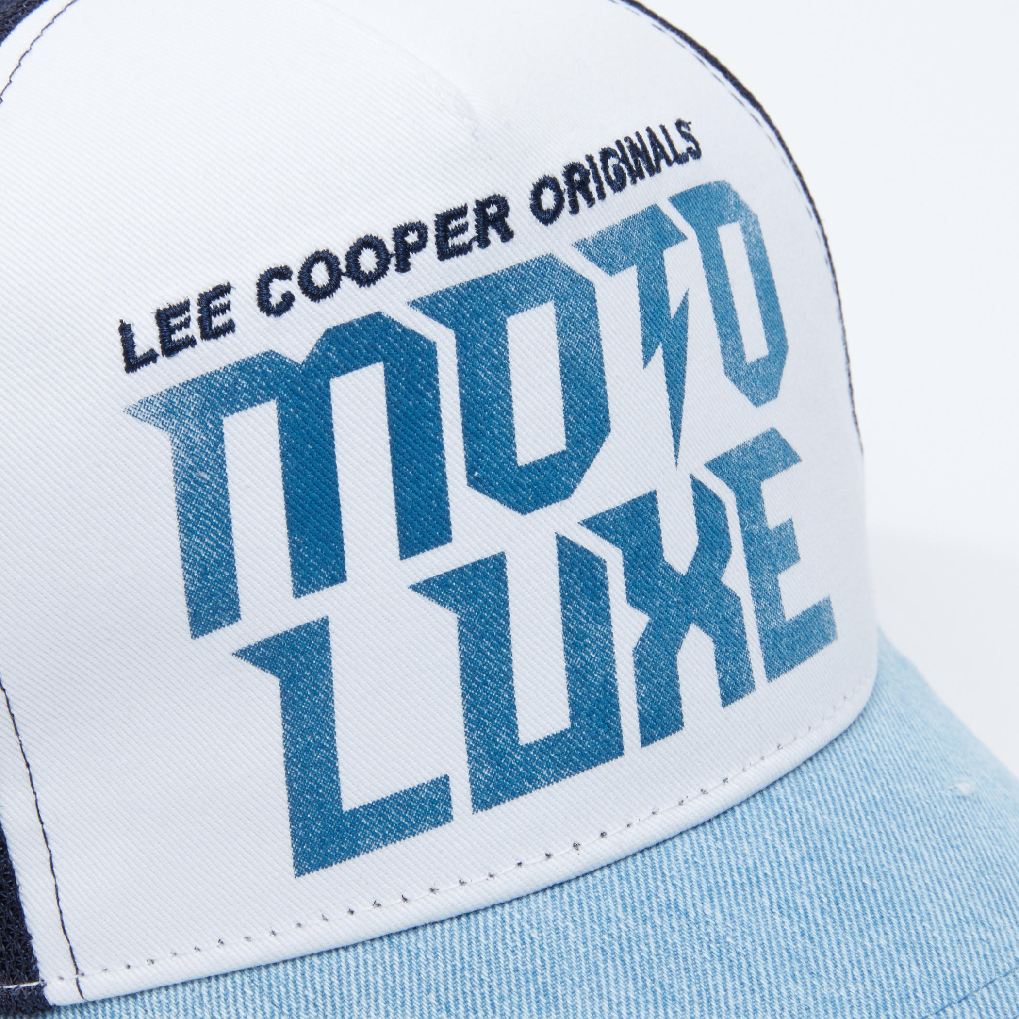 Lee Cooper Printed Cap with Mesh Detail-men-caps-image-2