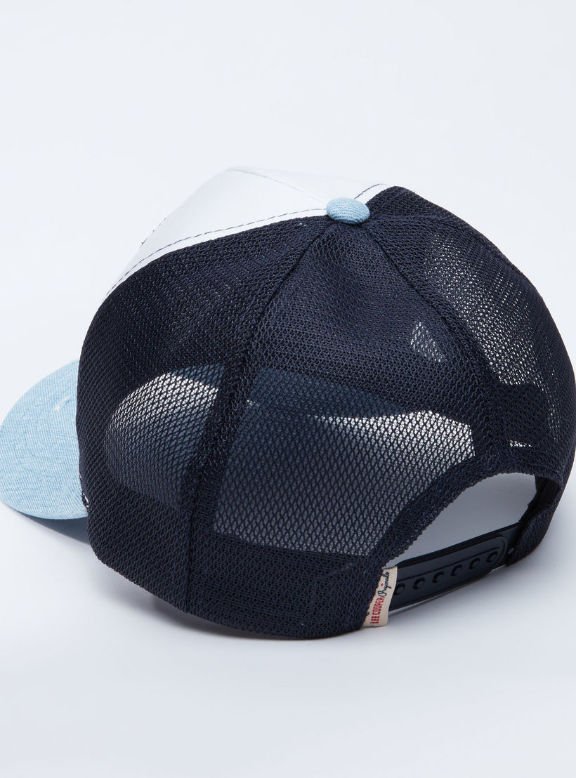 Lee Cooper Printed Cap with Mesh Detail-men-caps-image-3