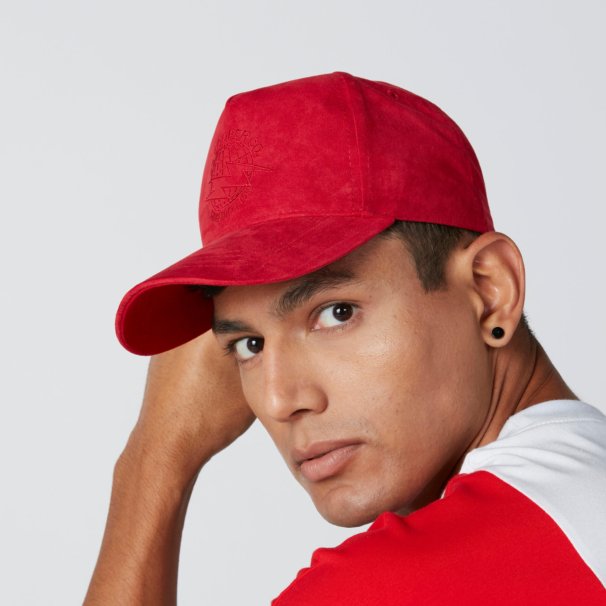 Lee Cooper Textured Cap with Embroidered Detail-men-caps-image-2