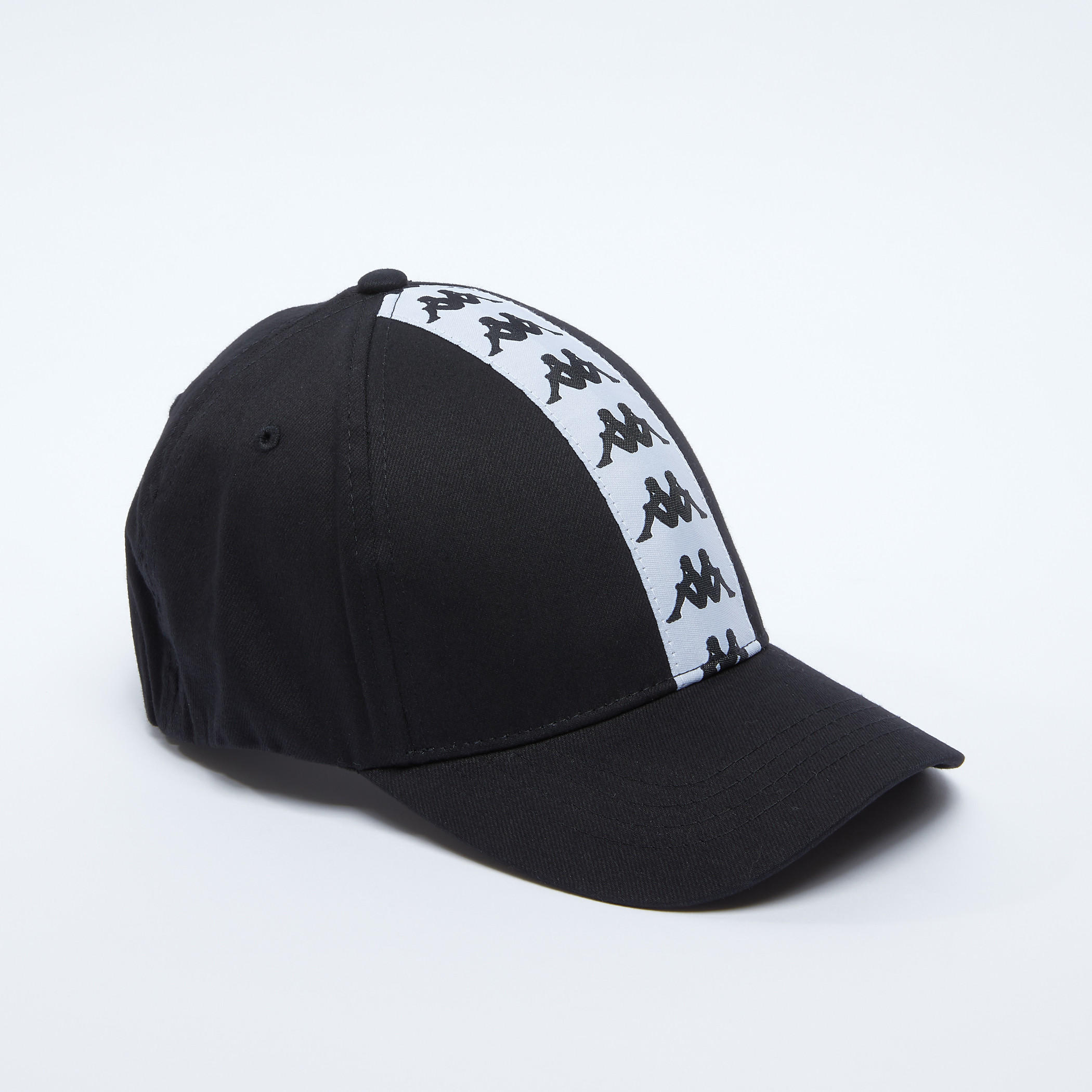 Kappa Printed Tape Detail Cap-men-caps-image-1