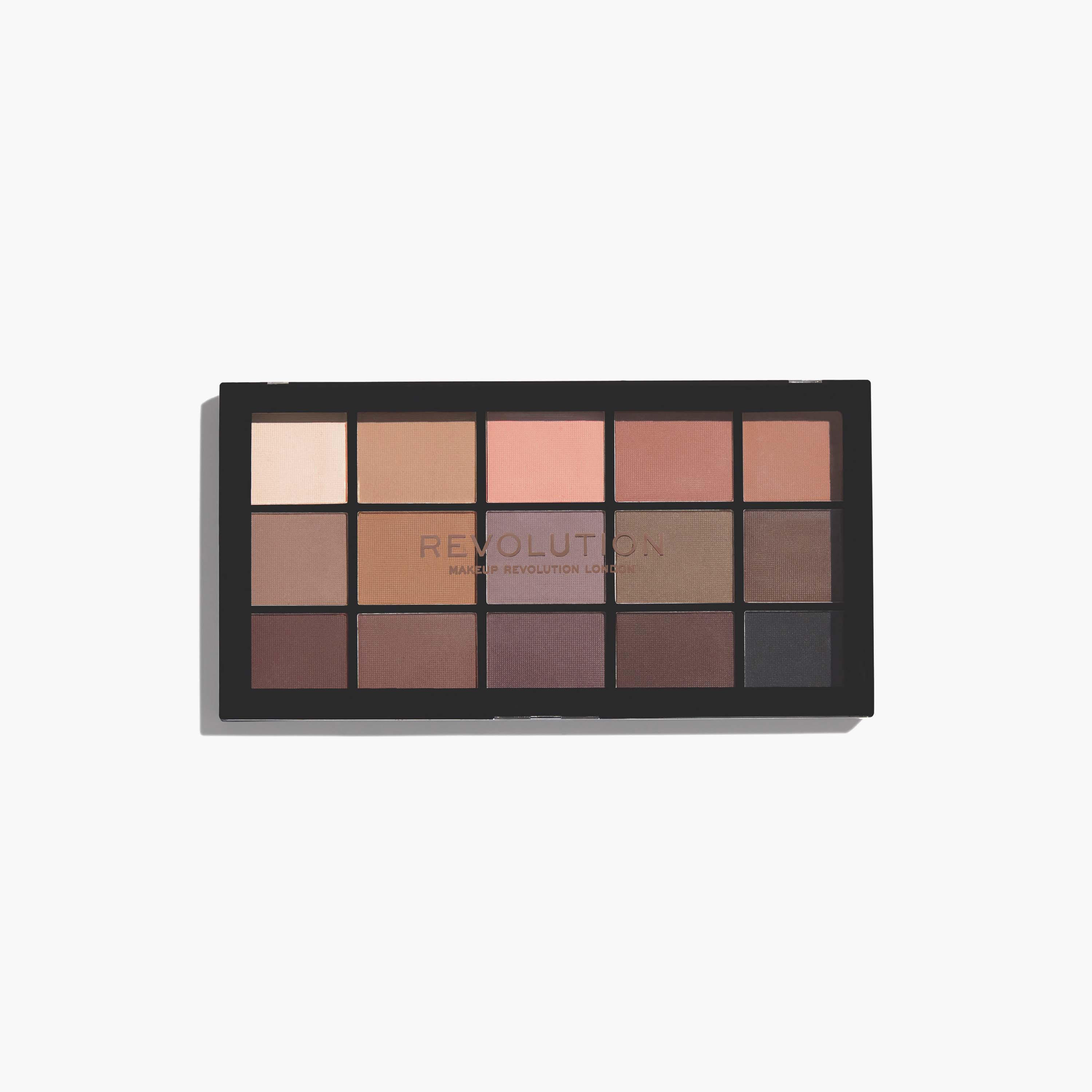 Makeup Revolution Re-Loaded Palette Basic Mattes - 16.5 gms-beautyandpersonalcare-makeup-eyes-eyeshadows-image-1
