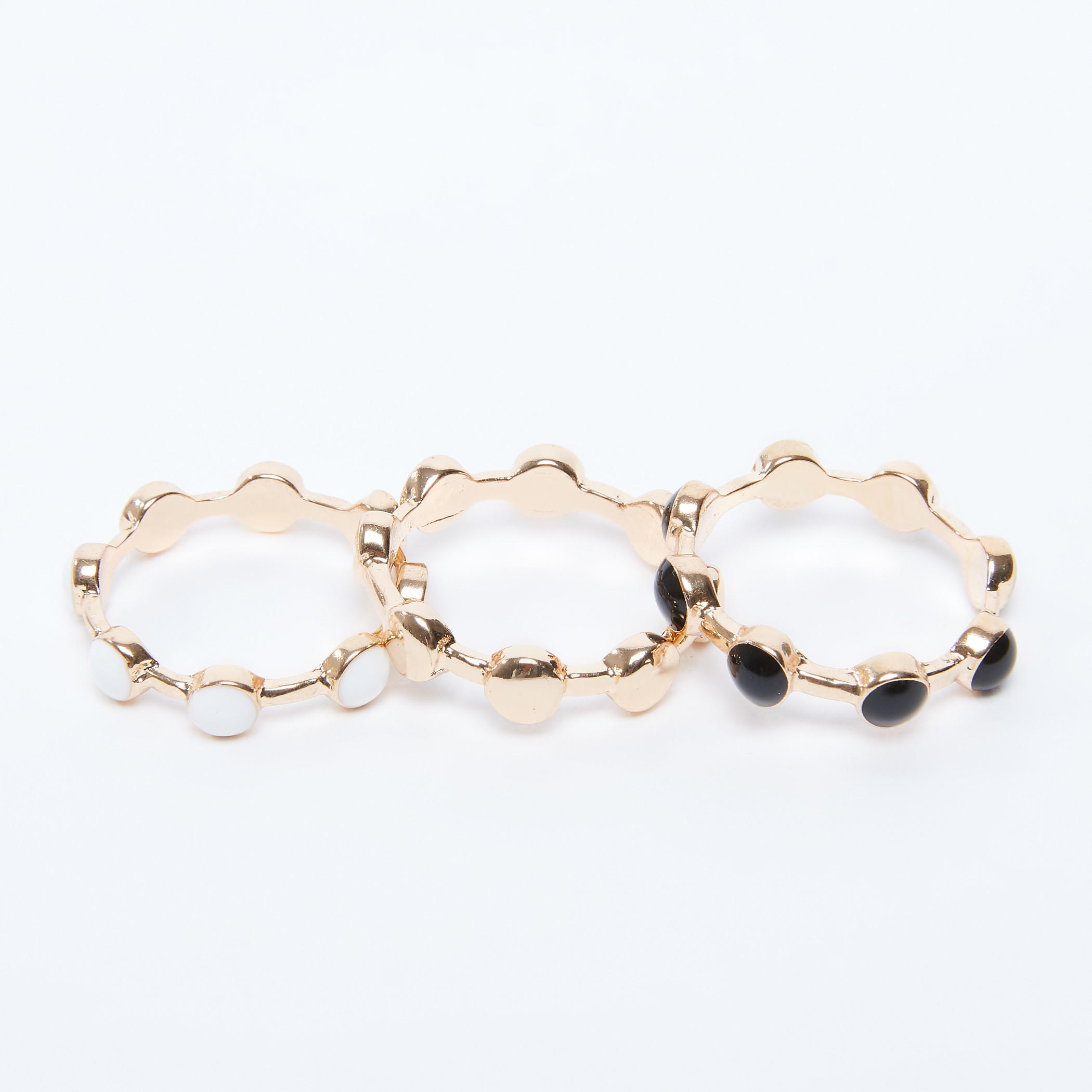خاتم ميتاليك - طقم من 3 قطع-women-watchesandjewellery-jewellery-rings-image-3