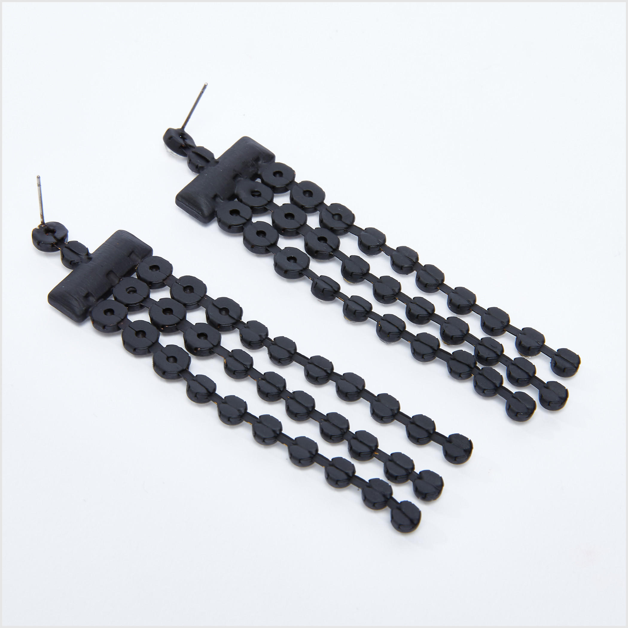Studded Dangling Earrings with Pushback Closure-women-watchesandjewellery-jewellery-earrings-image-4