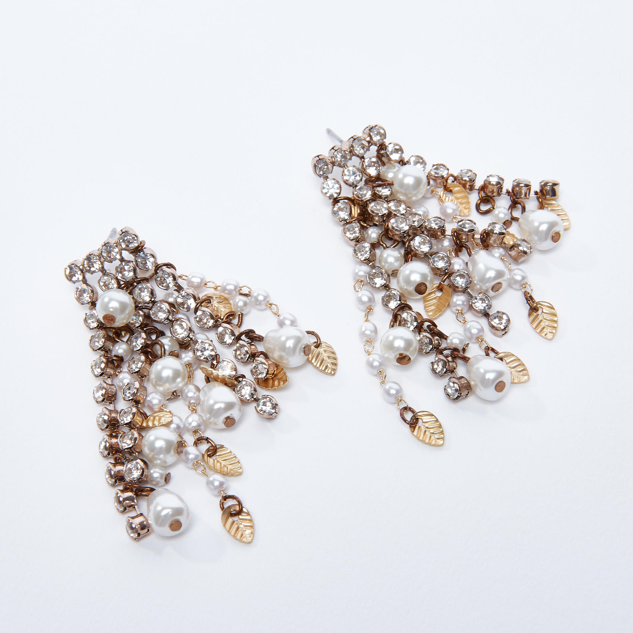 أقراط بدلايات مزينة بمكبس إغلاق-women-watchesandjewellery-jewellery-earrings-image-3