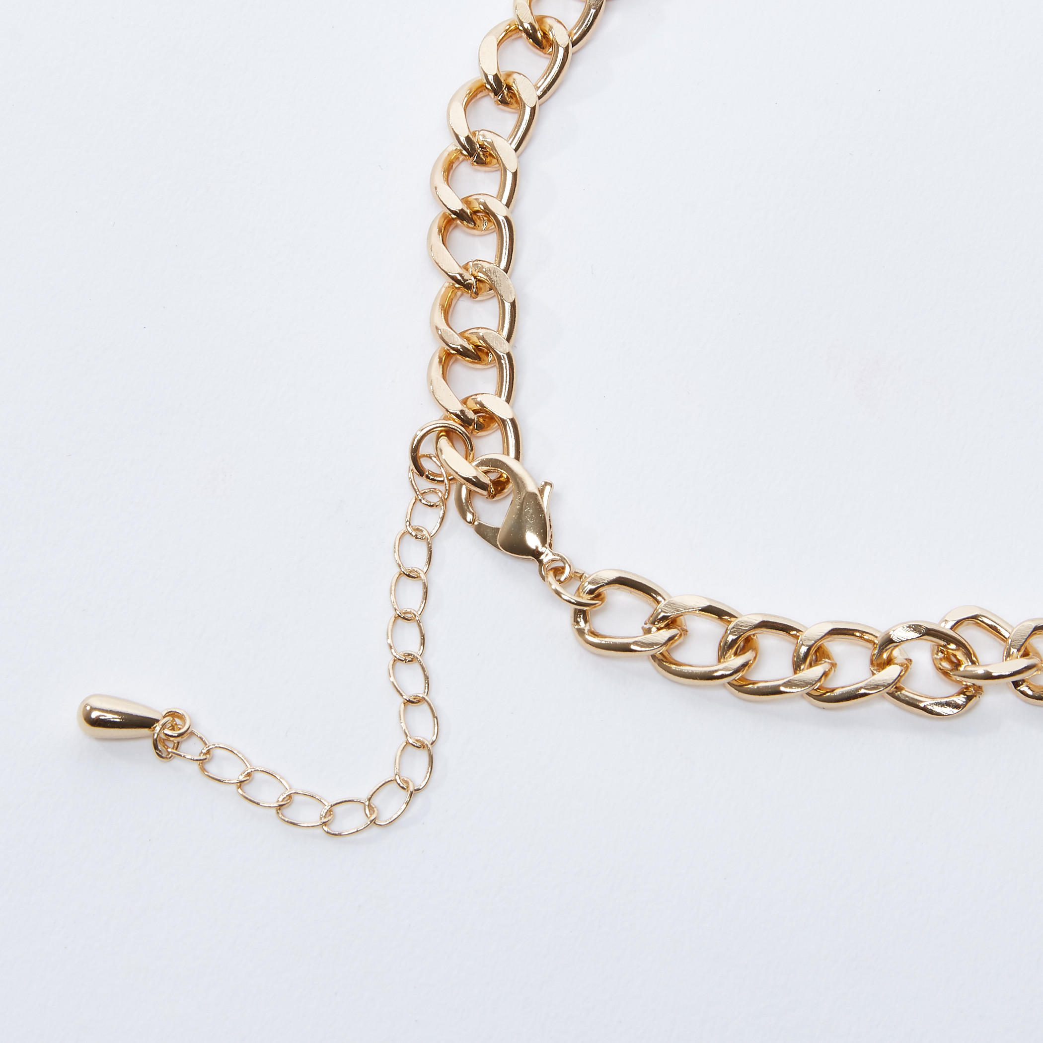 Multi-Ring Metallic Necklace with Lobster Clasp-women-watchesandjewellery-jewellery-necklacesandpendants-image-3