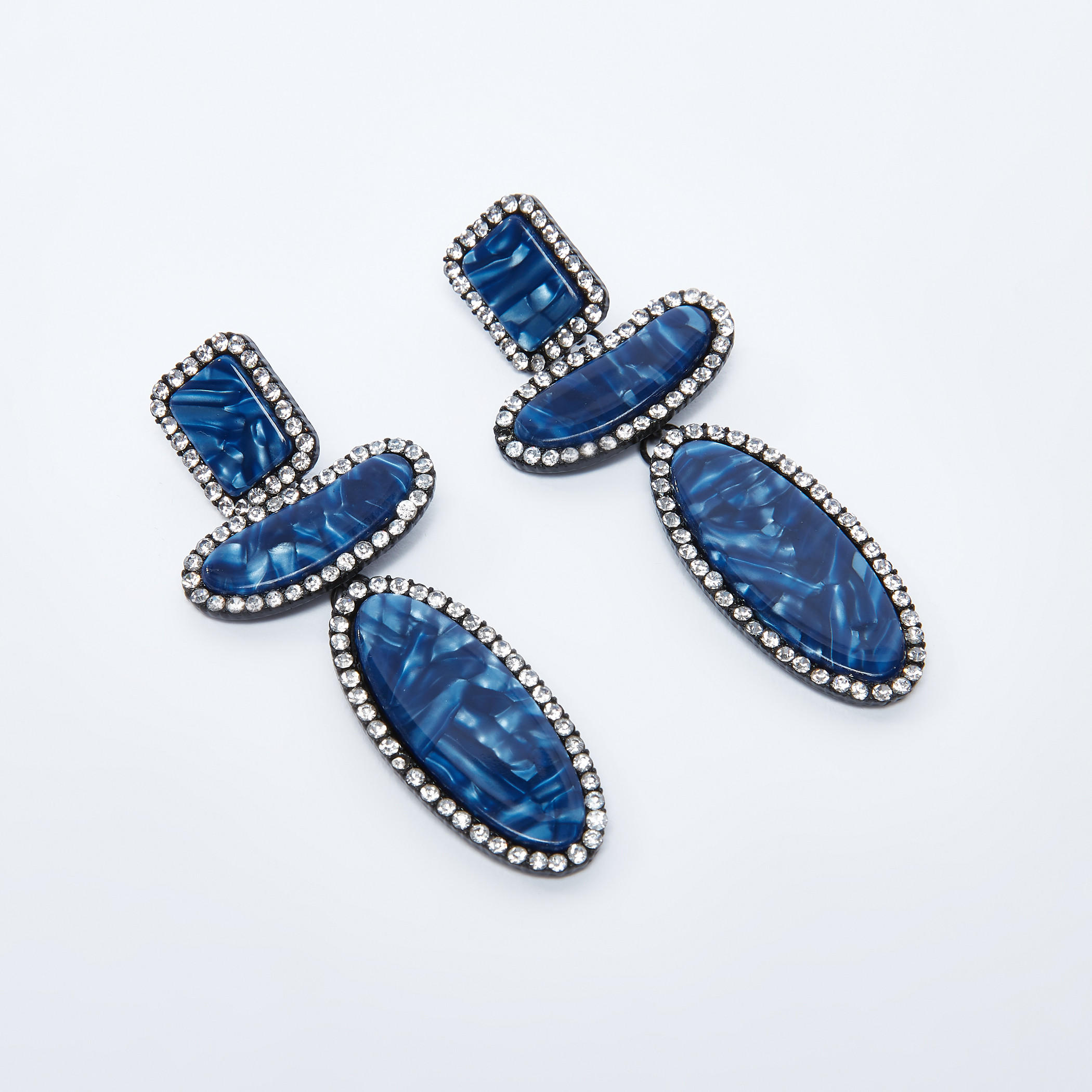 Dangling Earrings with Studded Detail-women-watchesandjewellery-jewellery-earrings-image-1
