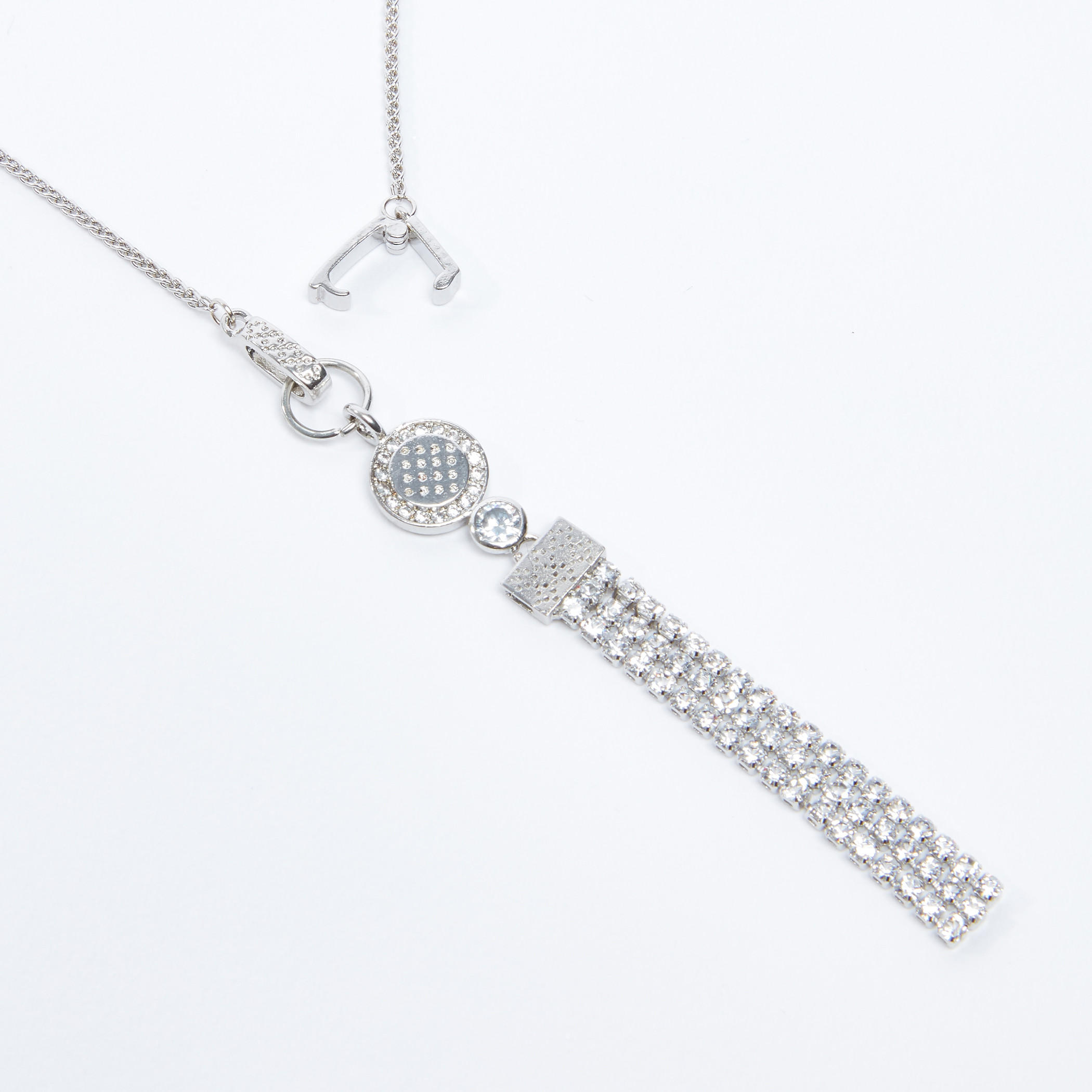 Studded Pendant Necklace with Foldover Clasp-women-watchesandjewellery-jewellery-necklacesandpendants-image-3