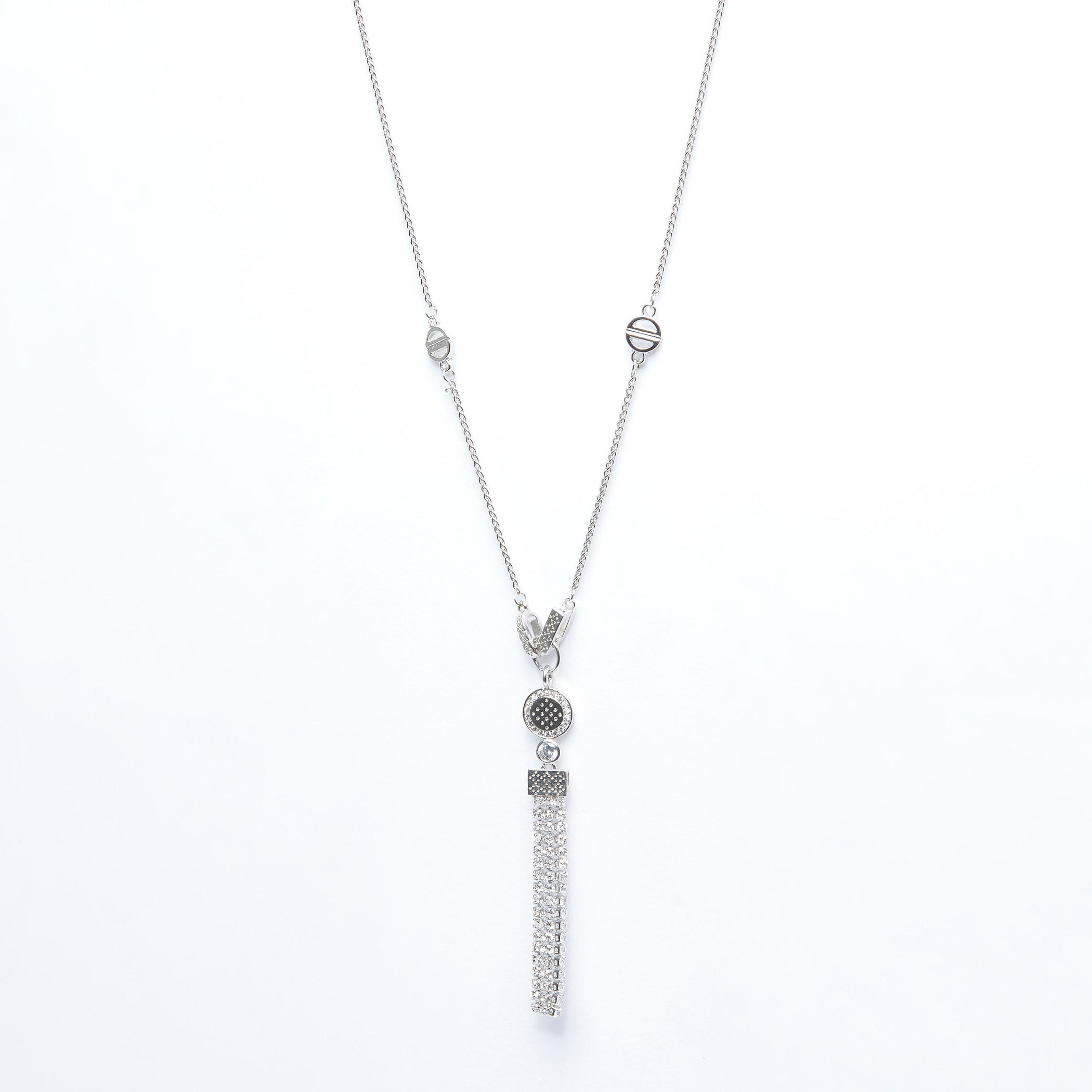 Studded Pendant Necklace with Foldover Clasp-women-watchesandjewellery-jewellery-necklacesandpendants-image-4