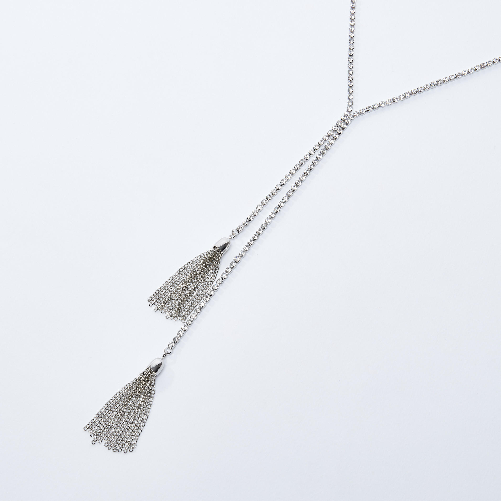 قلادة طويلة مرصّعة بشرّابات ميتاليك-women-watchesandjewellery-jewellery-necklacesandpendants-image-4