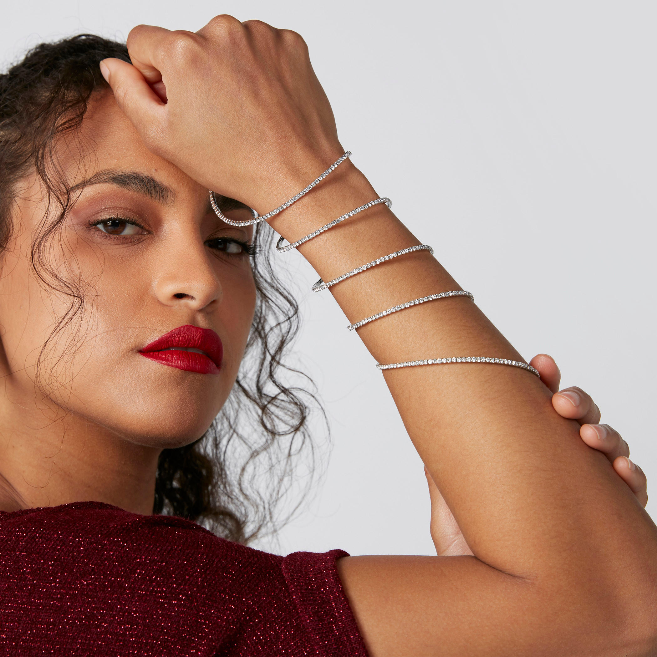 سوار لولبي مرصع-women-watchesandjewellery-jewellery-banglesandbracelets-image-2