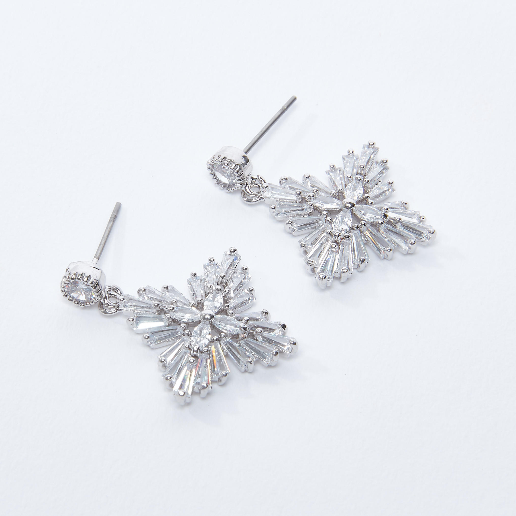 Studded Dangling Earrings-women-watchesandjewellery-jewellery-earrings-image-3