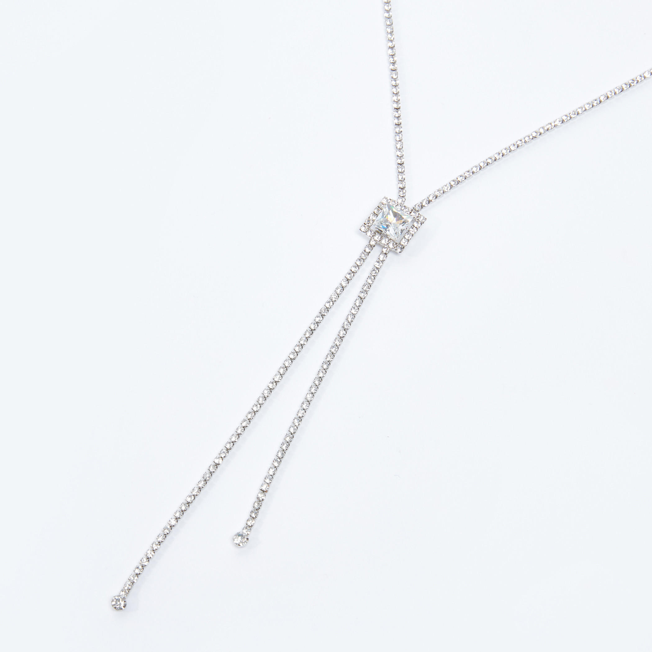 قلادة طويلة مرصعة بمشبك إغلاق-women-watchesandjewellery-jewellery-necklacesandpendants-image-1