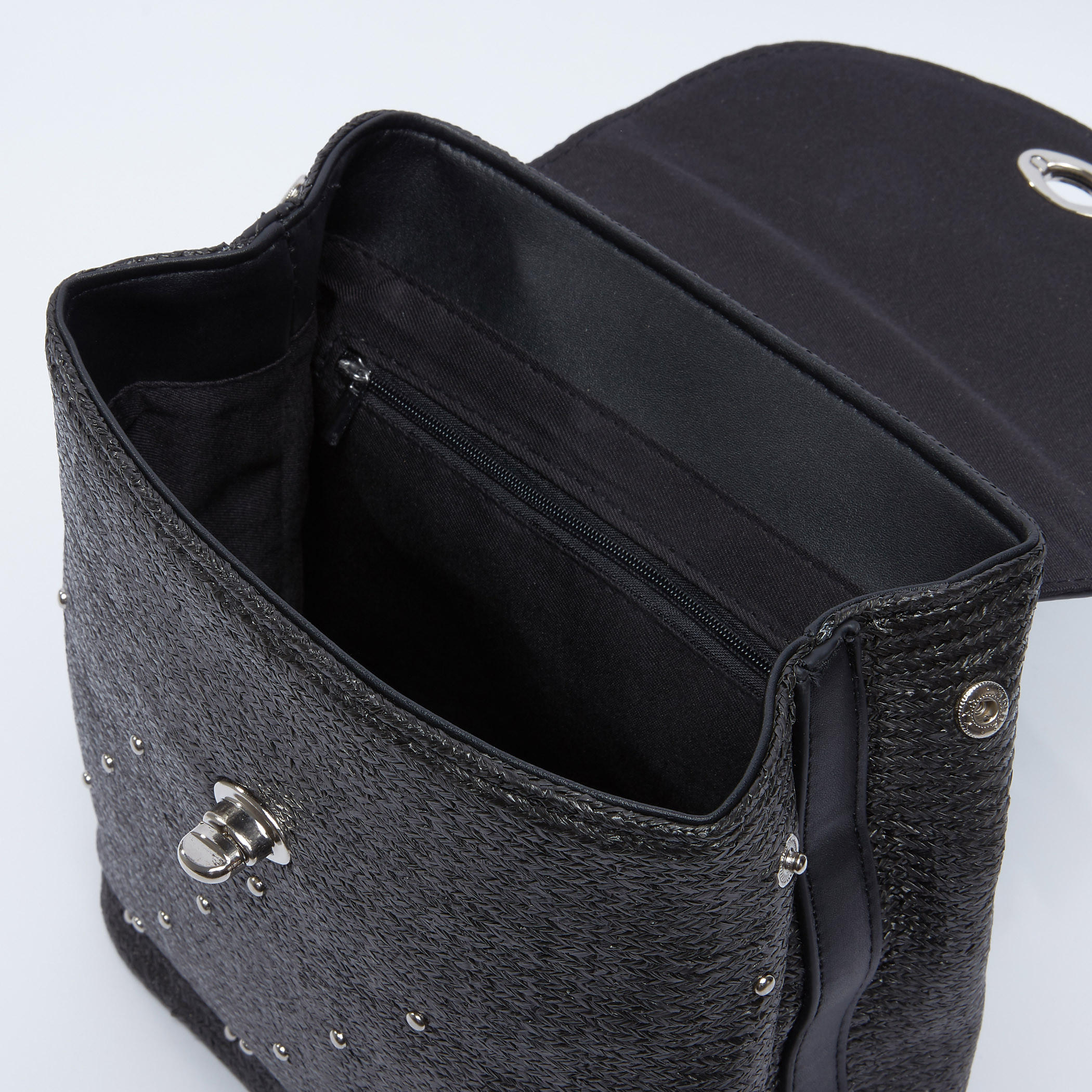 حقيبة ظهر مرصعة بقفل إغلاق وحمالات قابلة للتعديل-women-bagsandwallets-handbags-image-4