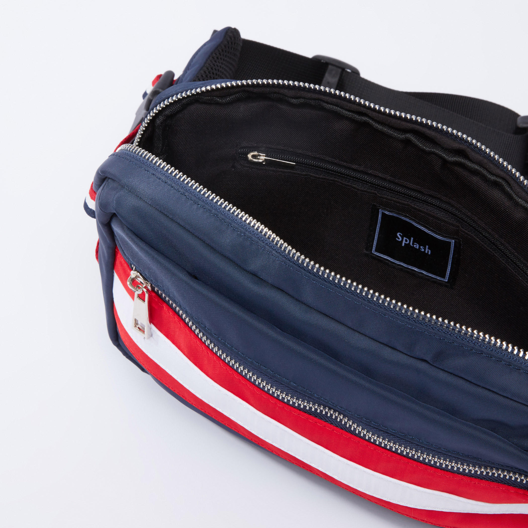 Striped Fanny Pack with Zip Closure-men-bags-image-5