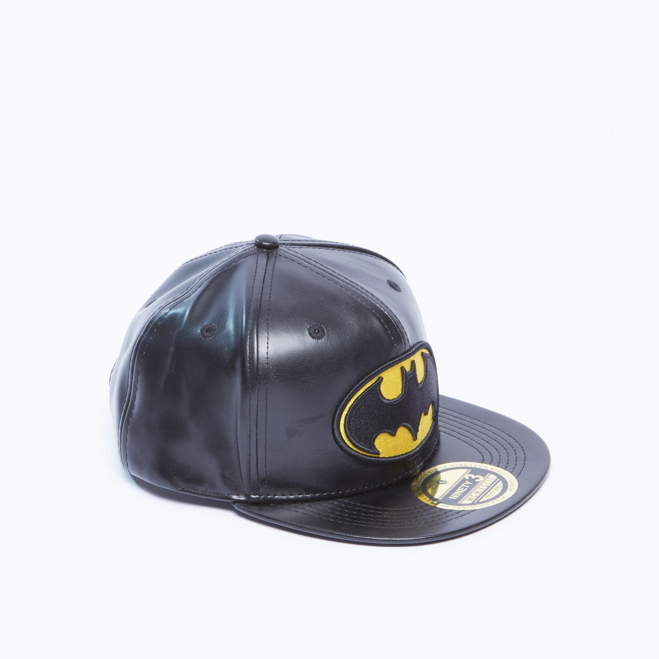 Batman Embroidered Applique Cap with Snap Closure-men-caps-image-1