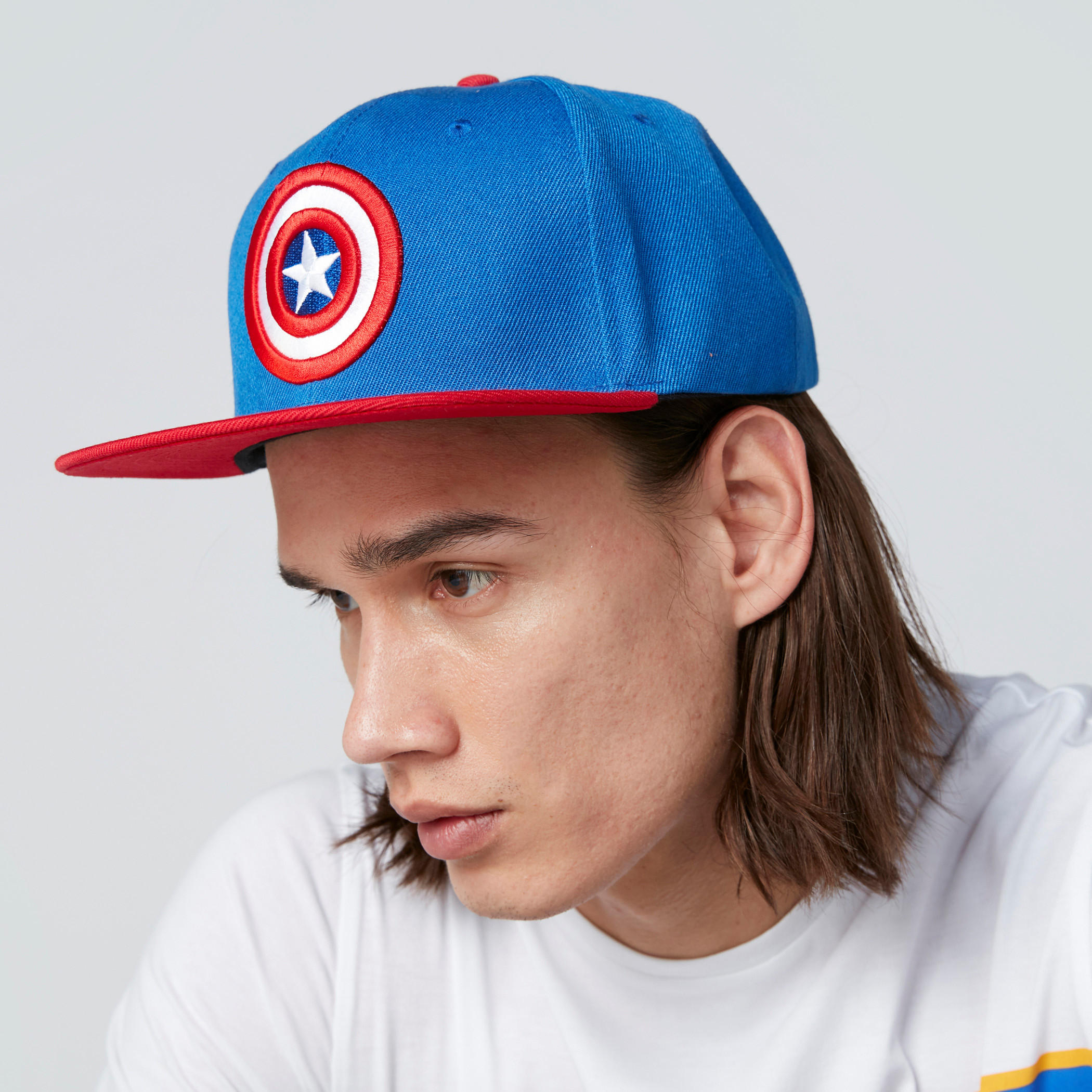 قبعة كاب بزر إغلاق وتطريز كابتن أمريكا-men-caps-image-2