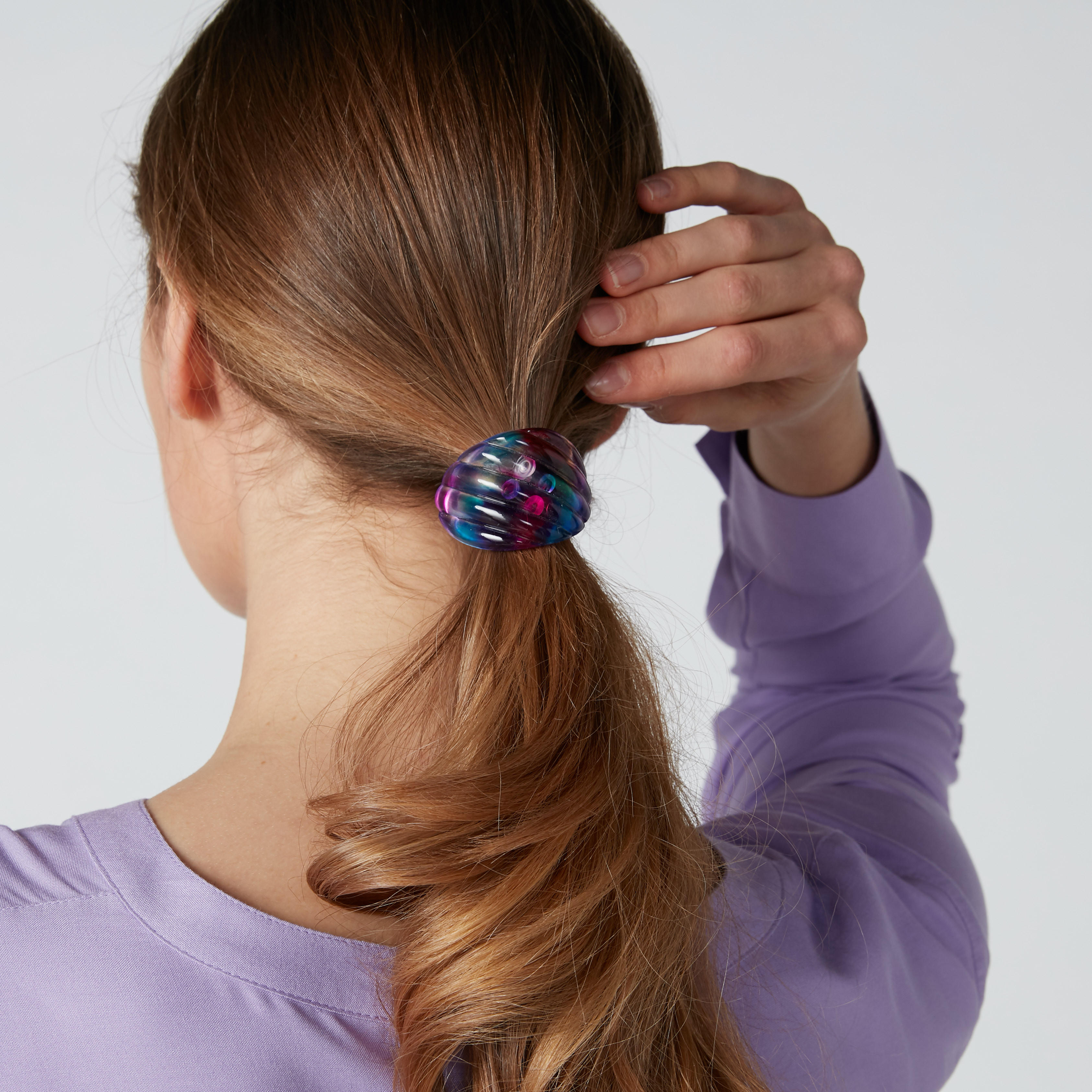 Textured Applique Detail Hair Tie-women-hairaccessories-image-2