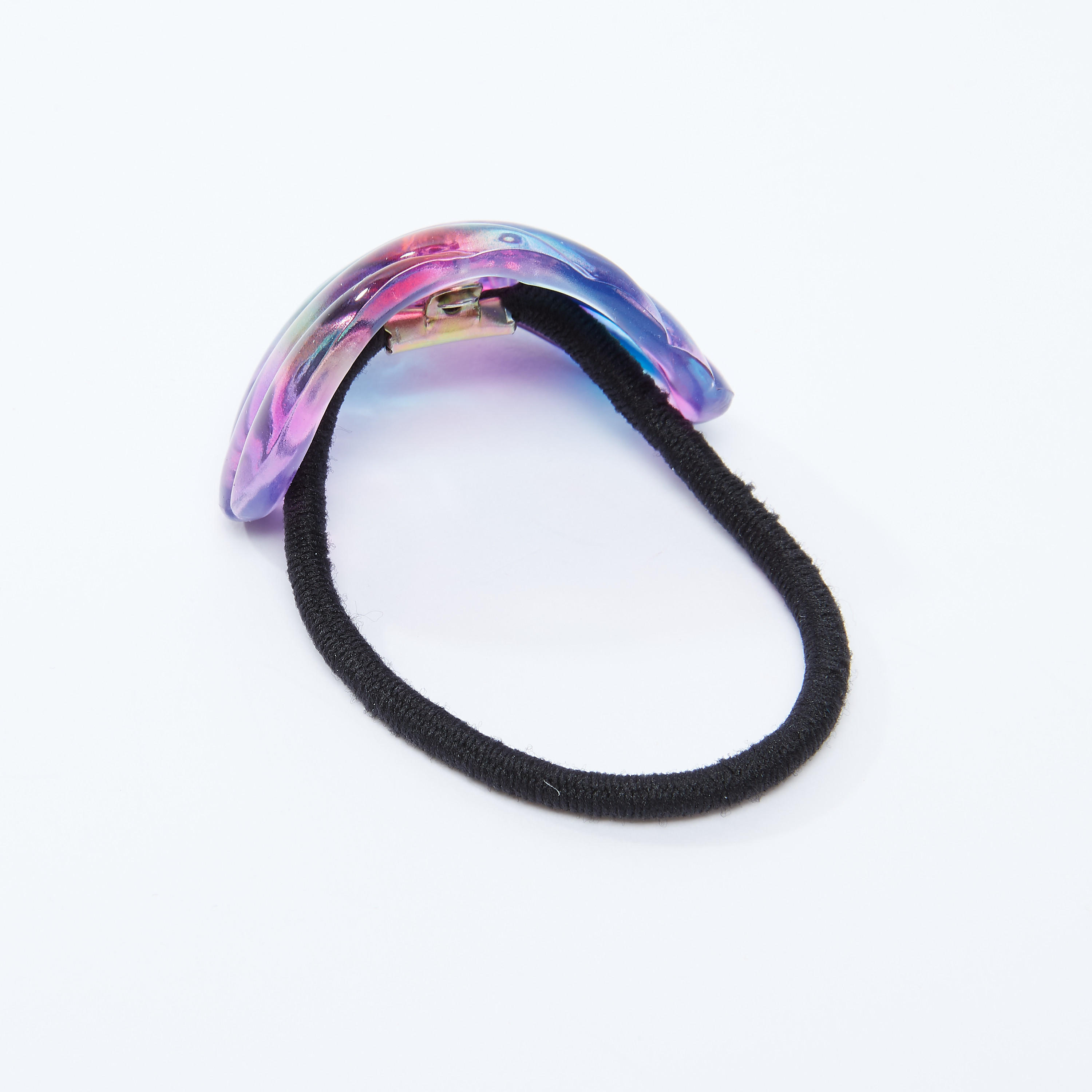 Textured Applique Detail Hair Tie-women-hairaccessories-image-3