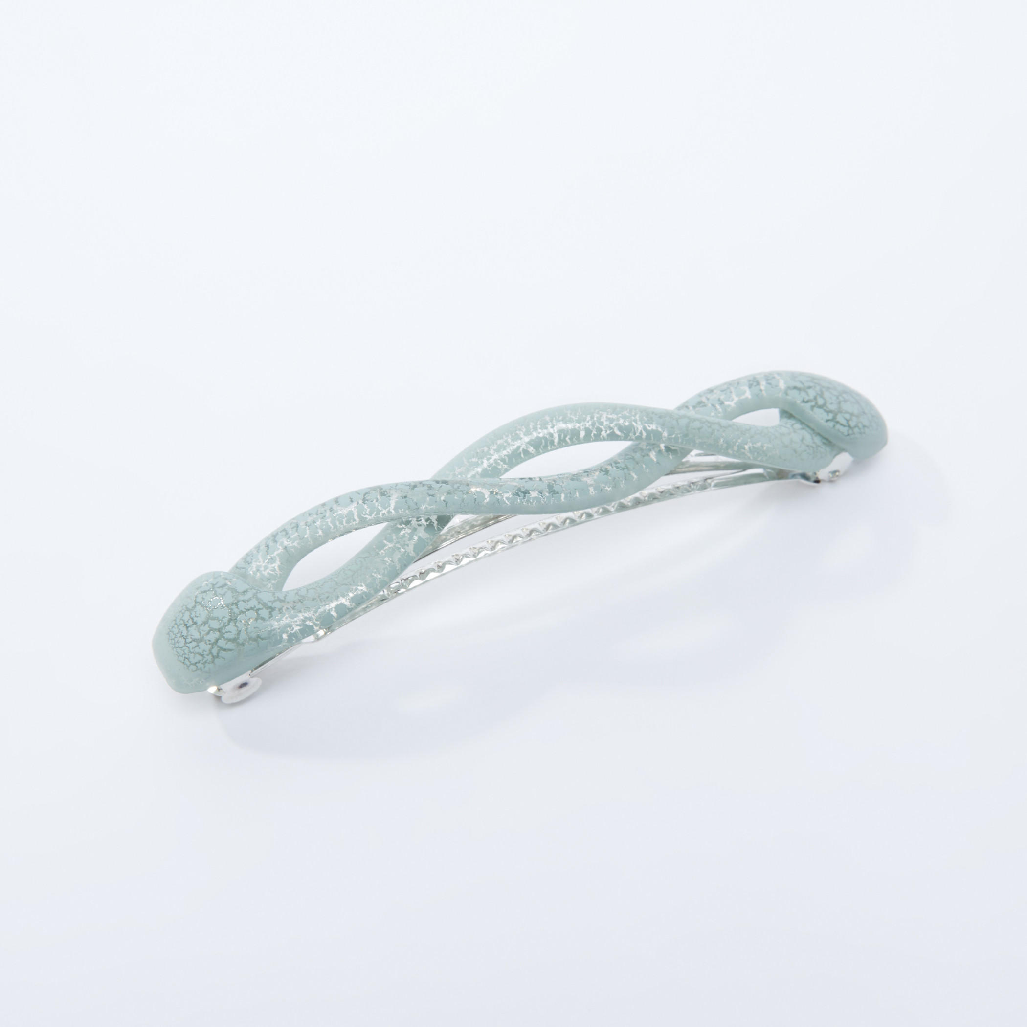 Printed Loop Detail Hair Clip-women-hairaccessories-image-1
