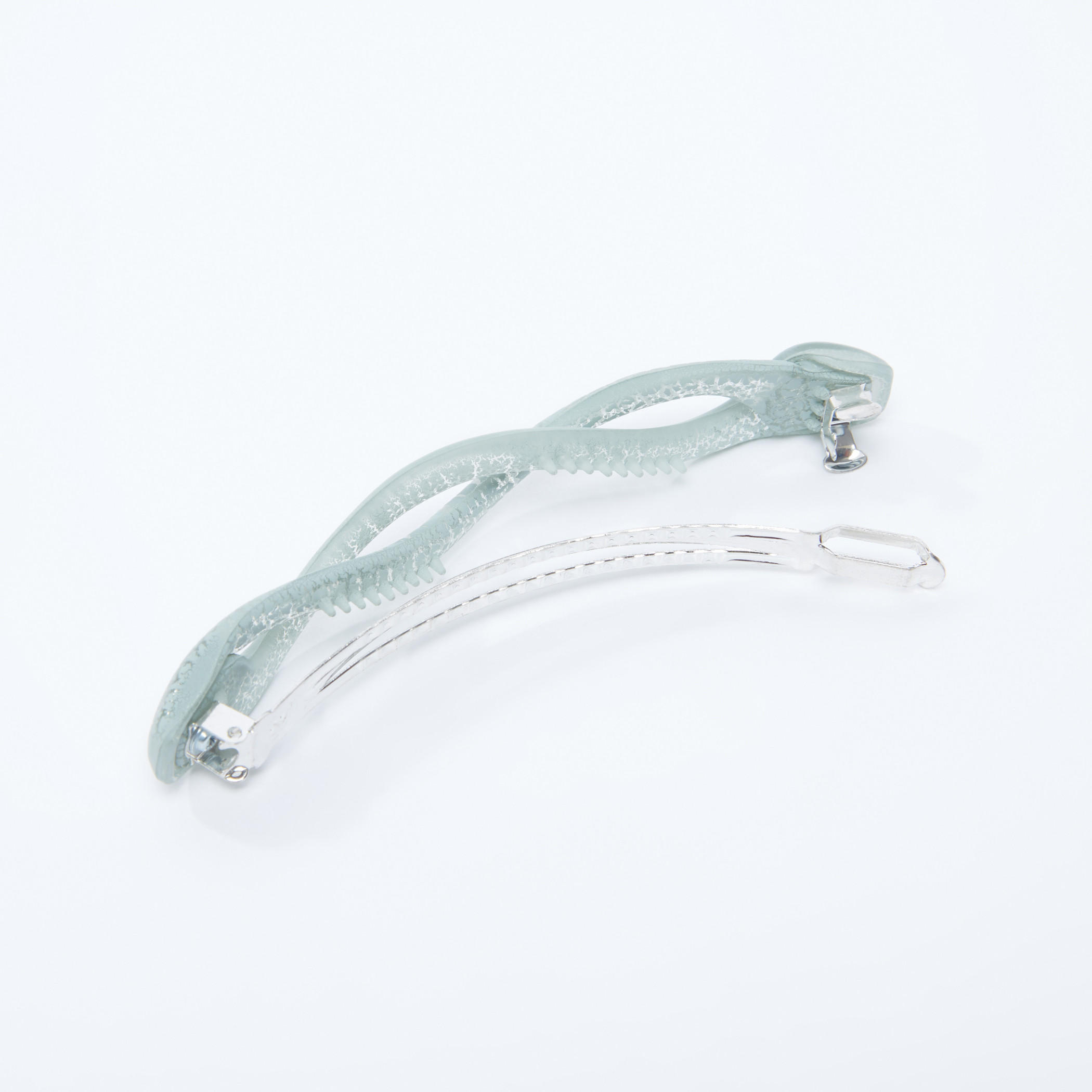Printed Loop Detail Hair Clip-women-hairaccessories-image-3