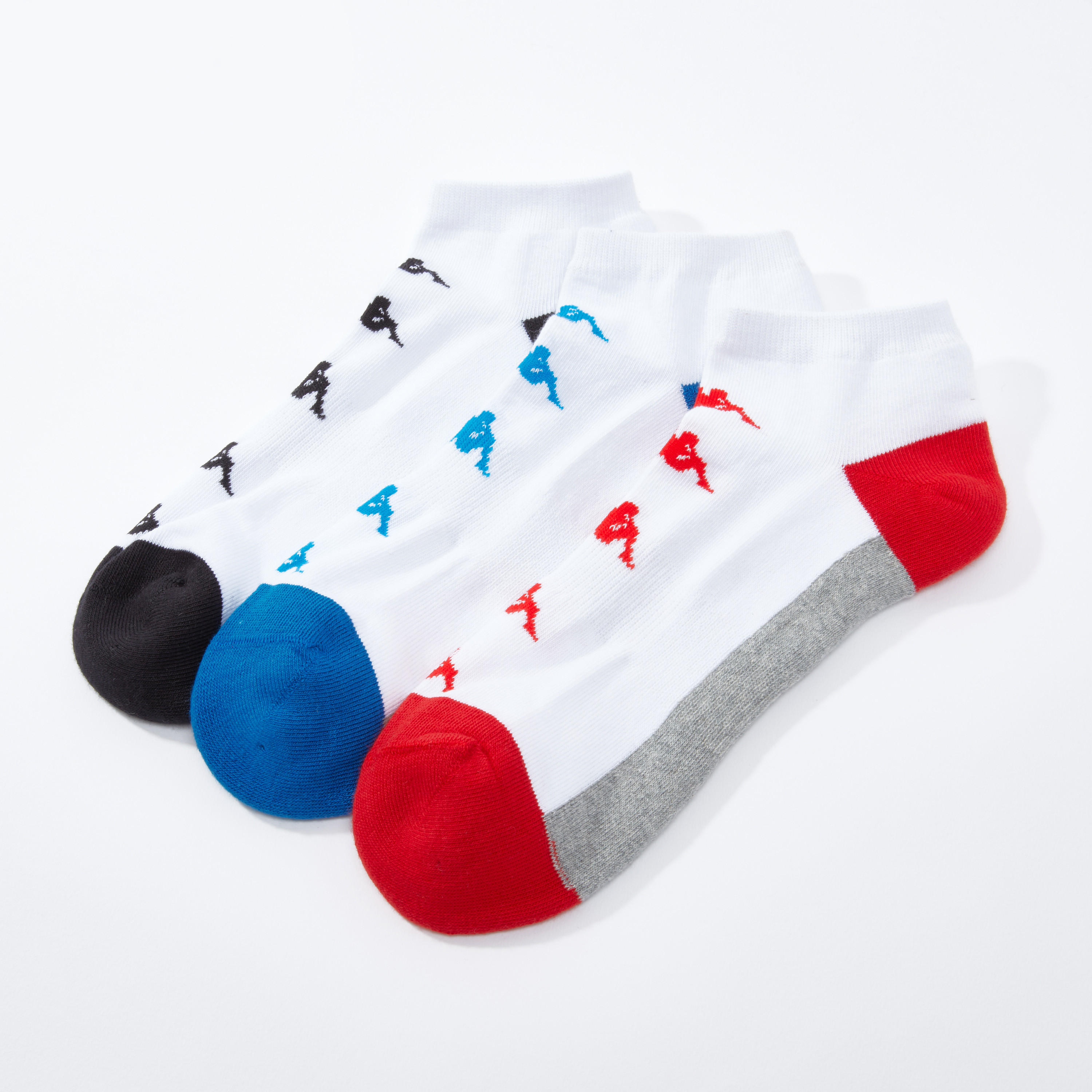 جوارب بطول الكاحل بطبعات من كابا - طقم من 3 أزواج-men-socks-image-2