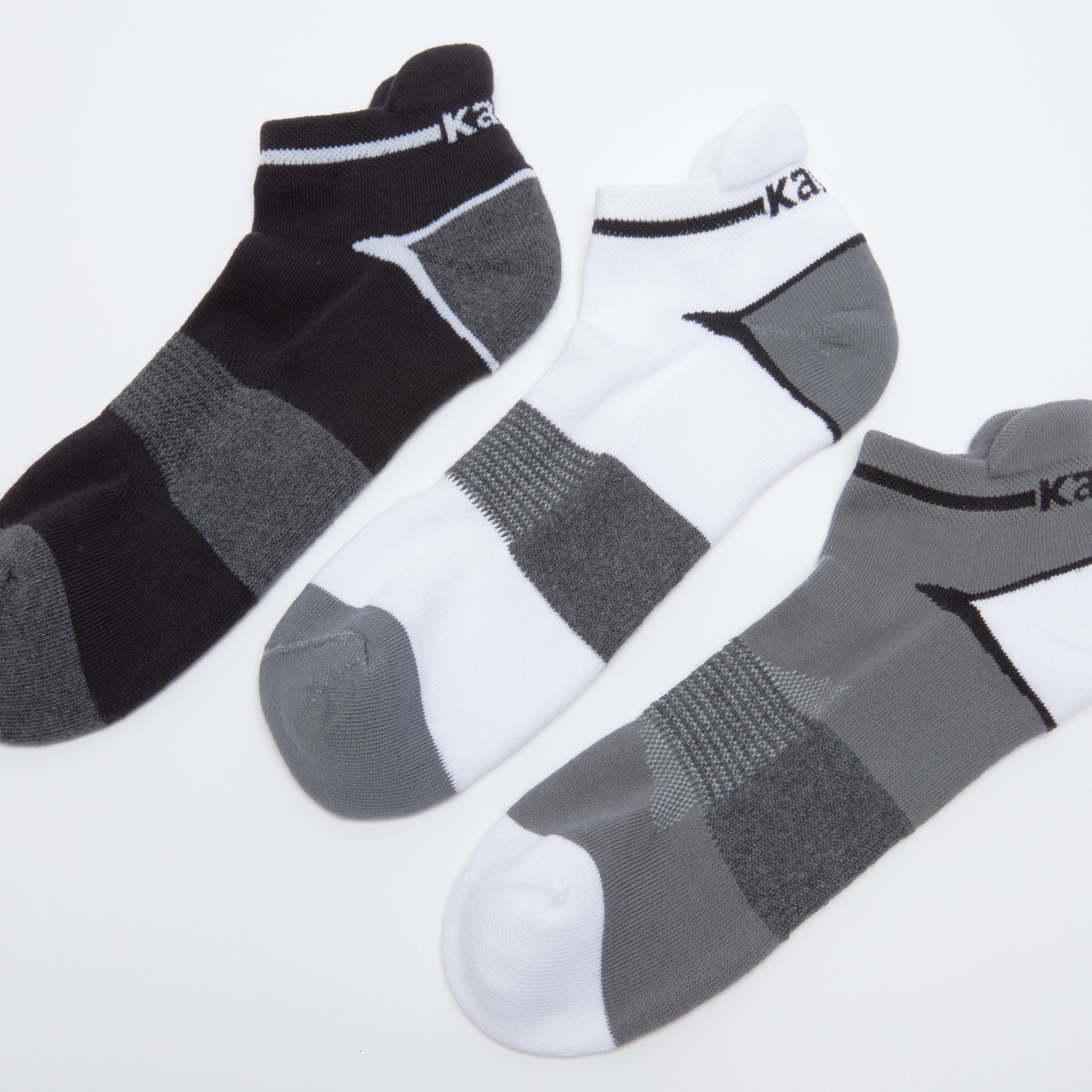جوارب مضلّعة بطول الكاحل - طقم من 3 أزواج-men-socks-image-3