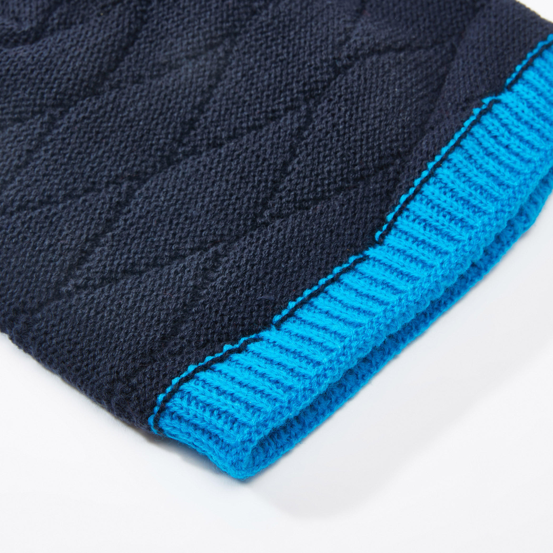 Textured Cap with Contrasting Hem-men-caps-image-3