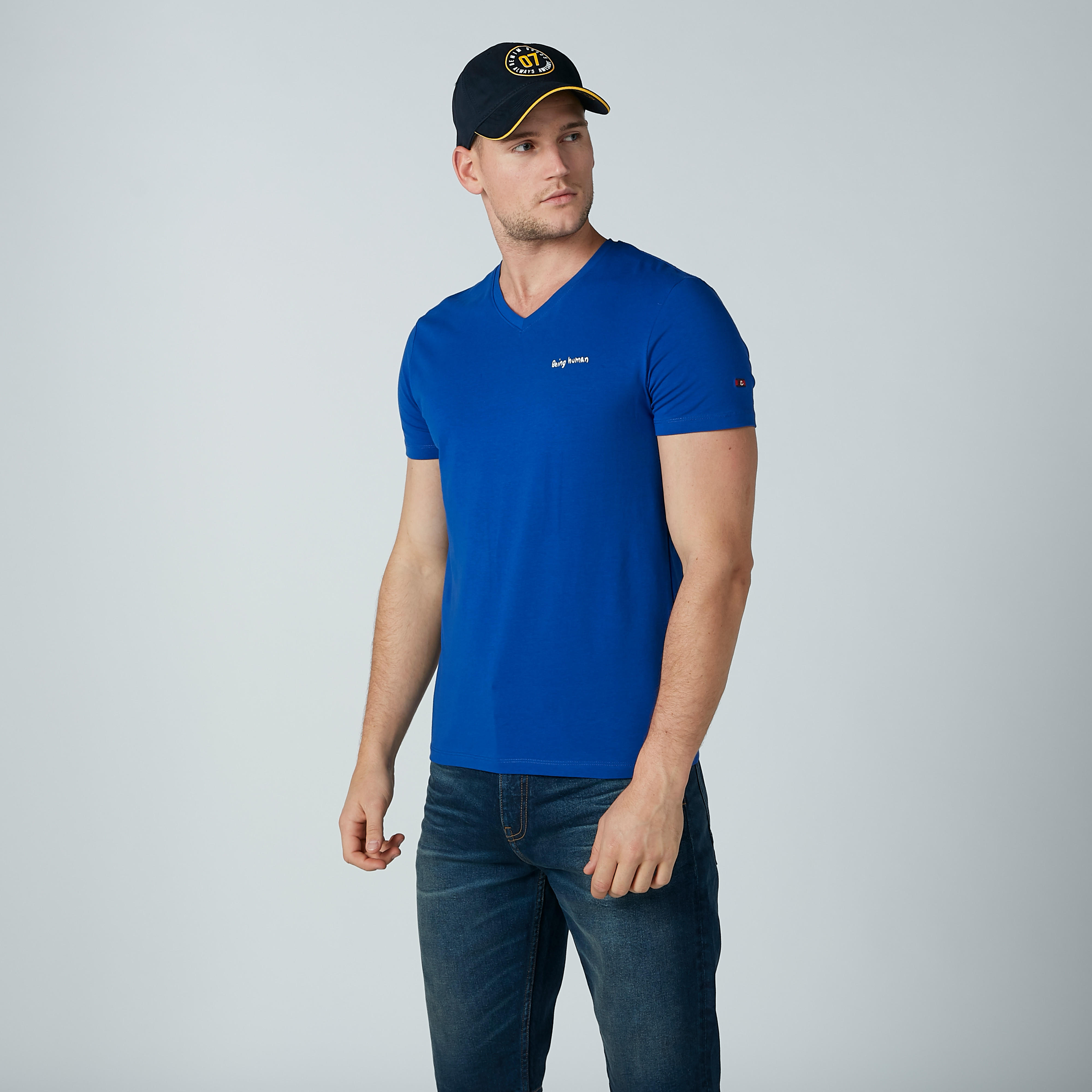قبعة كاب بثنية إغلاق وطبعات بيينج هيومان-men-caps-image-2