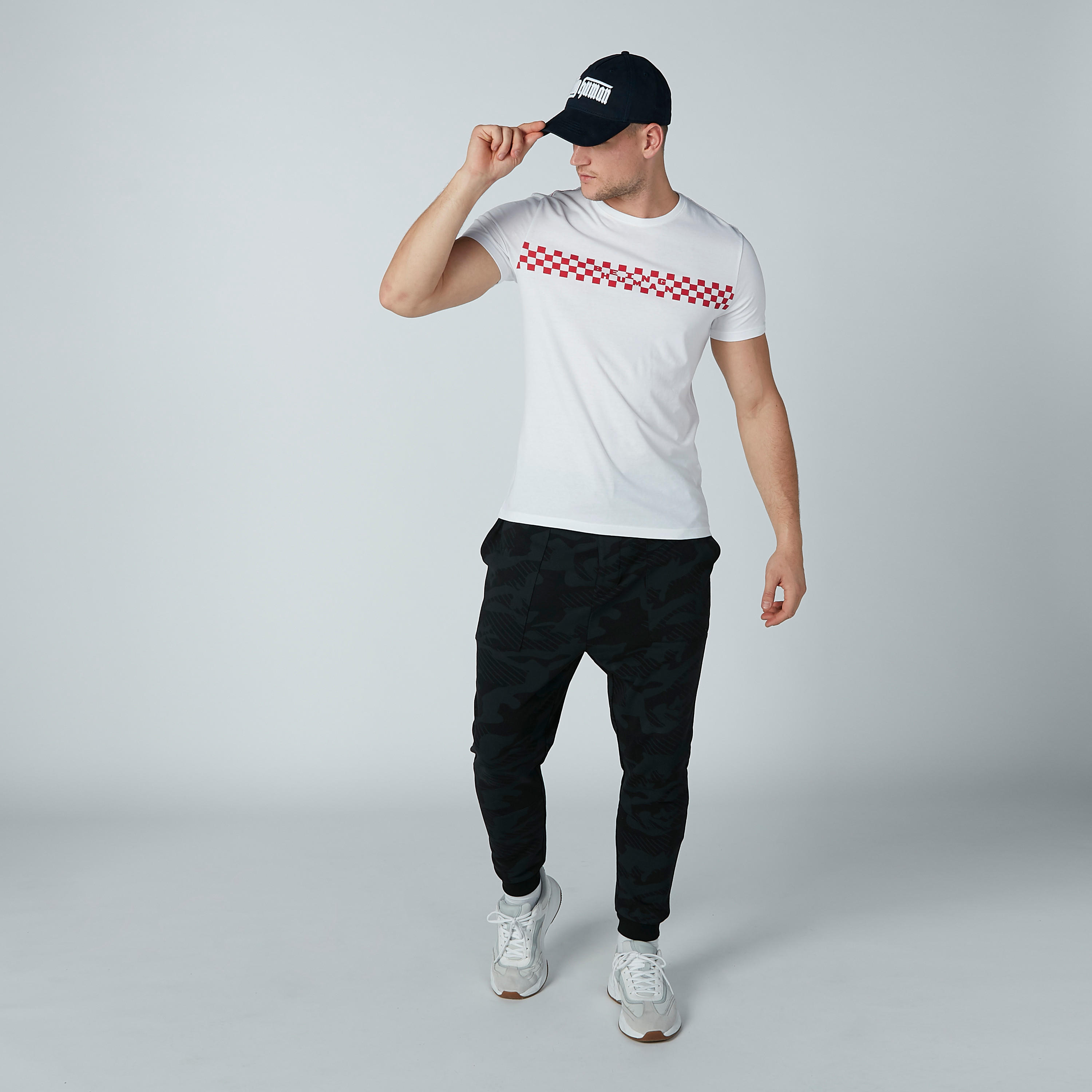 قبعة كاب بثنية إغلاق وتطريز بيينج هيومان-men-caps-image-3