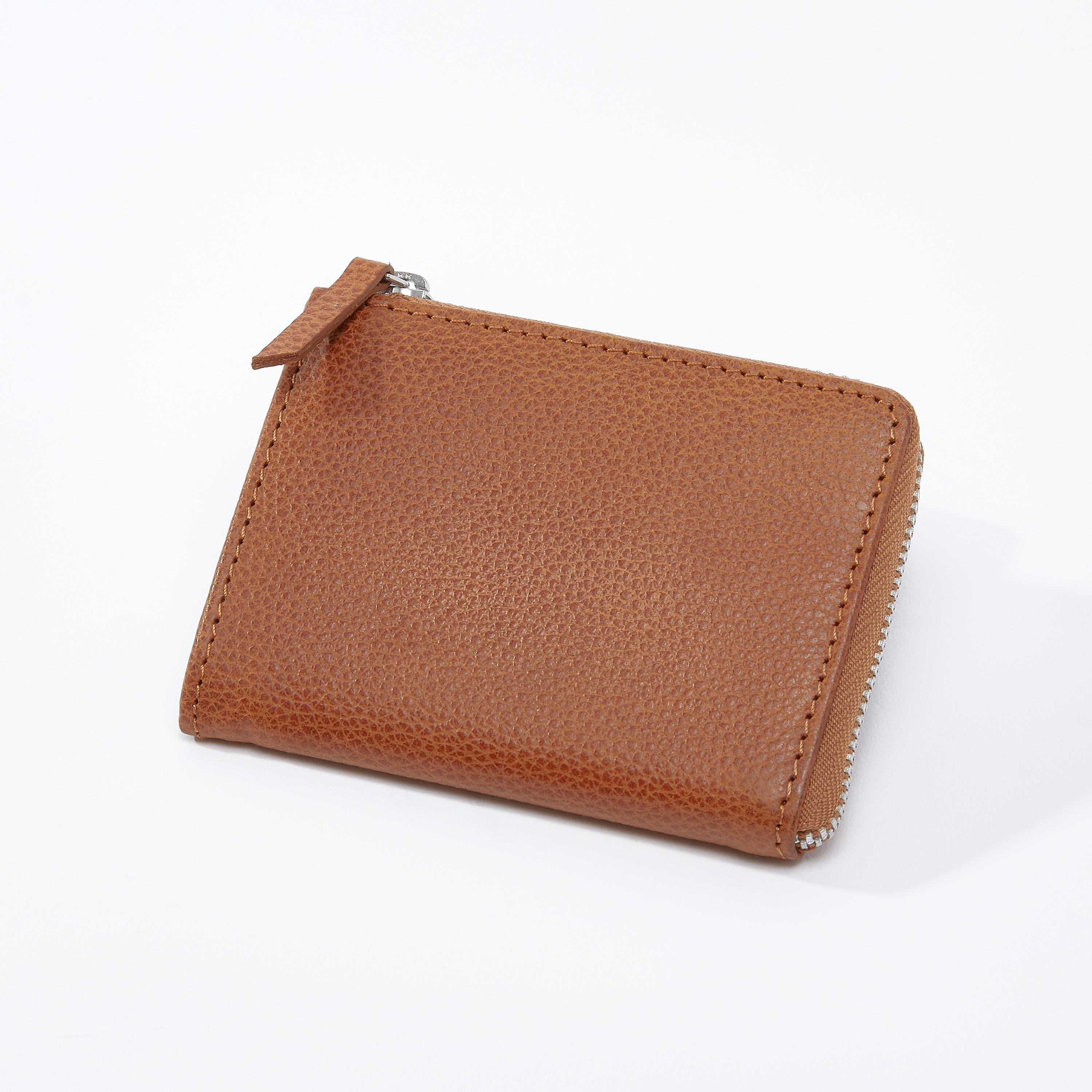 Textured Cardholder with Zip Closure-men-beltsandwallets-wallets-image-1