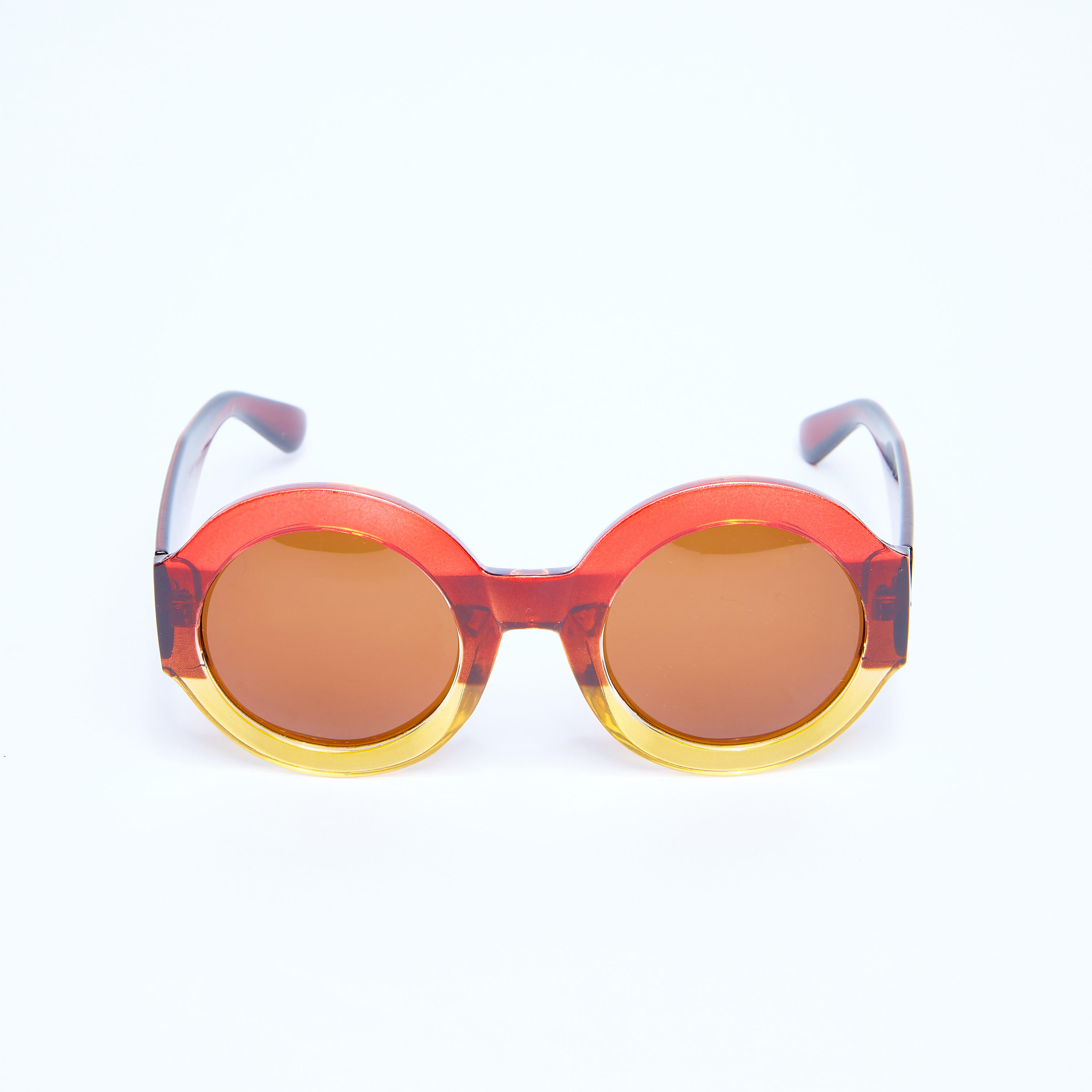 Dual-Toned Round Sunglasses-women-sunglasses-image-4