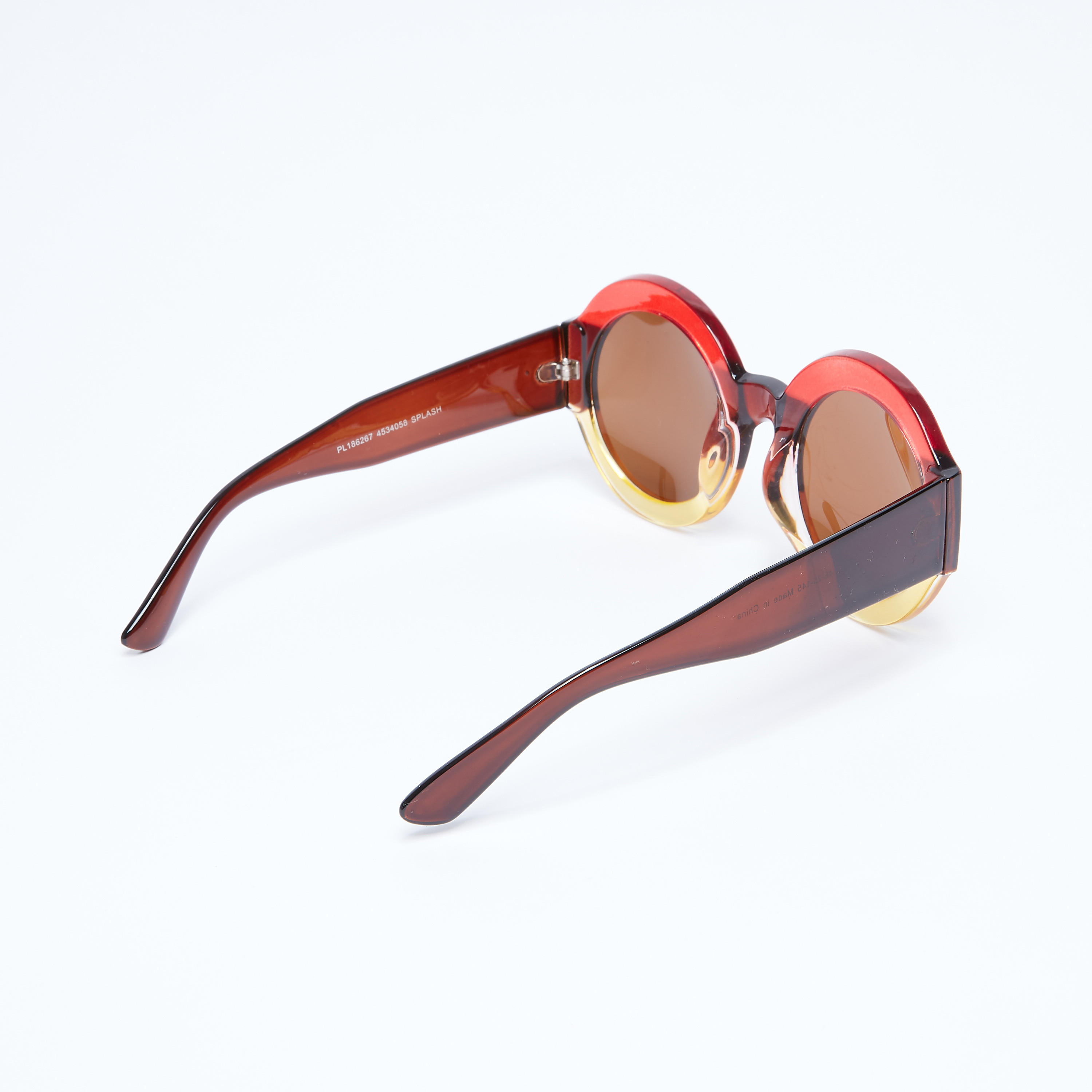 Dual-Toned Round Sunglasses-women-sunglasses-image-5