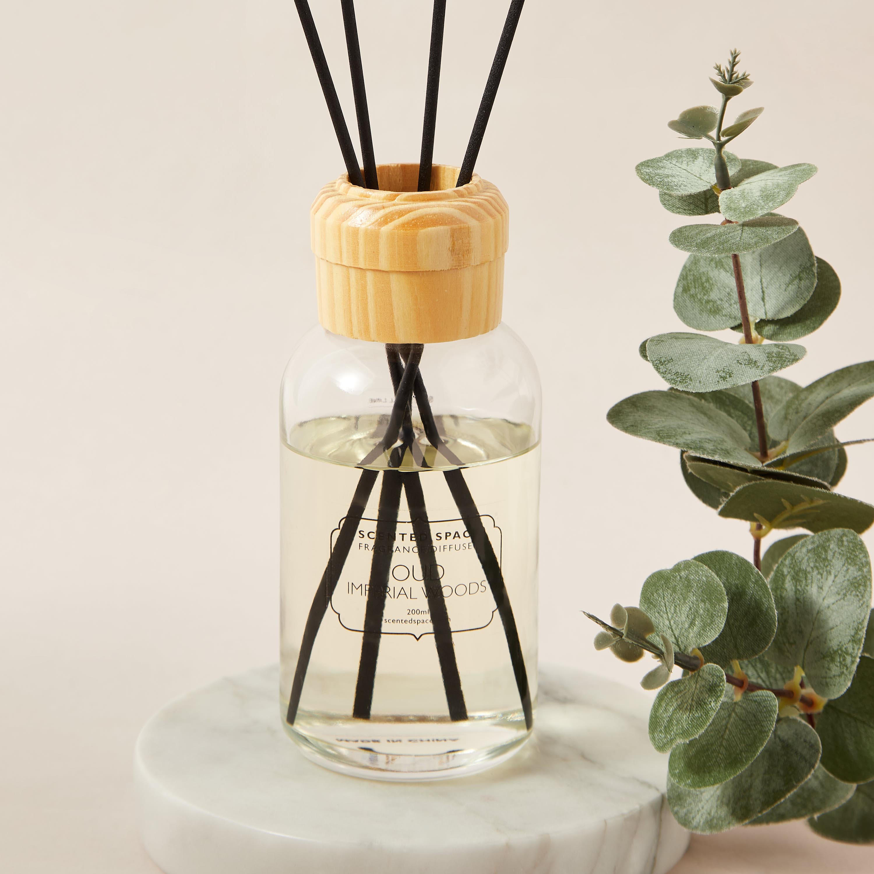 Scented Space Lavender Woods Fragrance Reed Diffuser - 200 ml-household-homefragrance-reeddiffusers-image-9