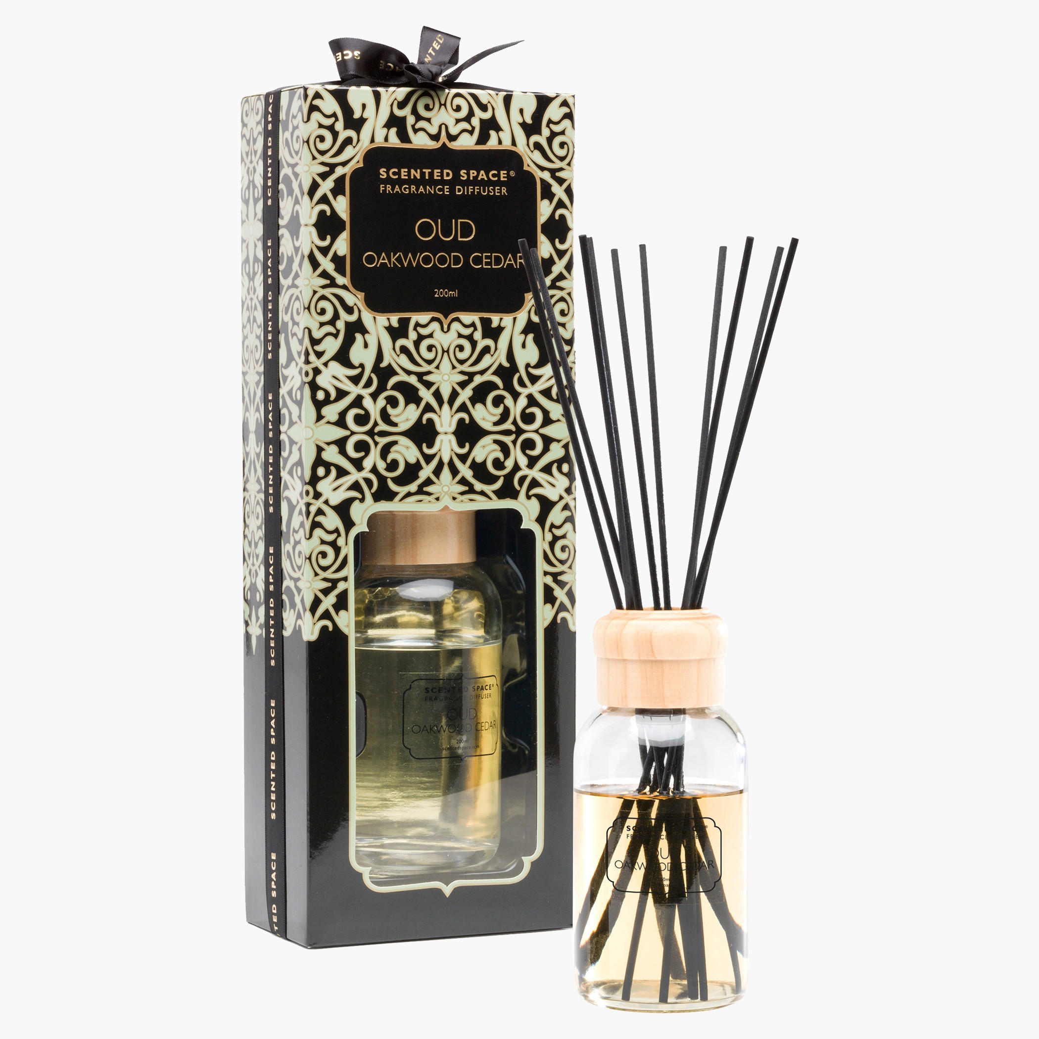 Scented Space Lavender Woods Fragrance Reed Diffuser - 200 ml-household-homefragrance-reeddiffusers-image-13