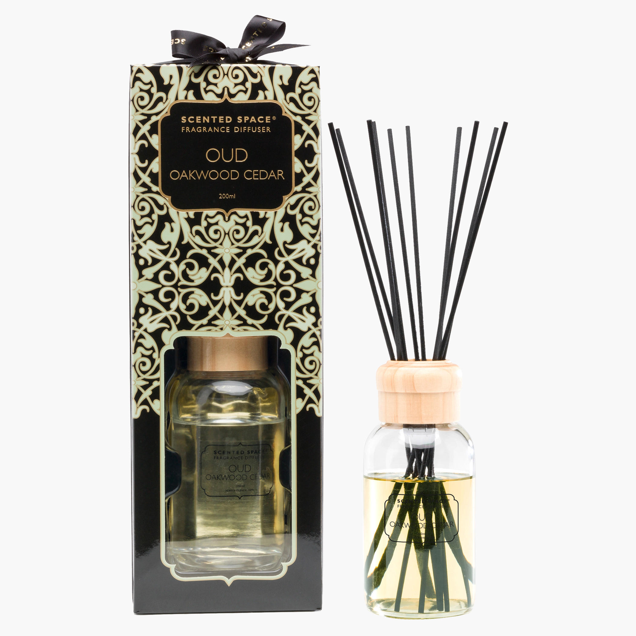 Scented Space Lavender Woods Fragrance Reed Diffuser - 200 ml-household-homefragrance-reeddiffusers-image-14