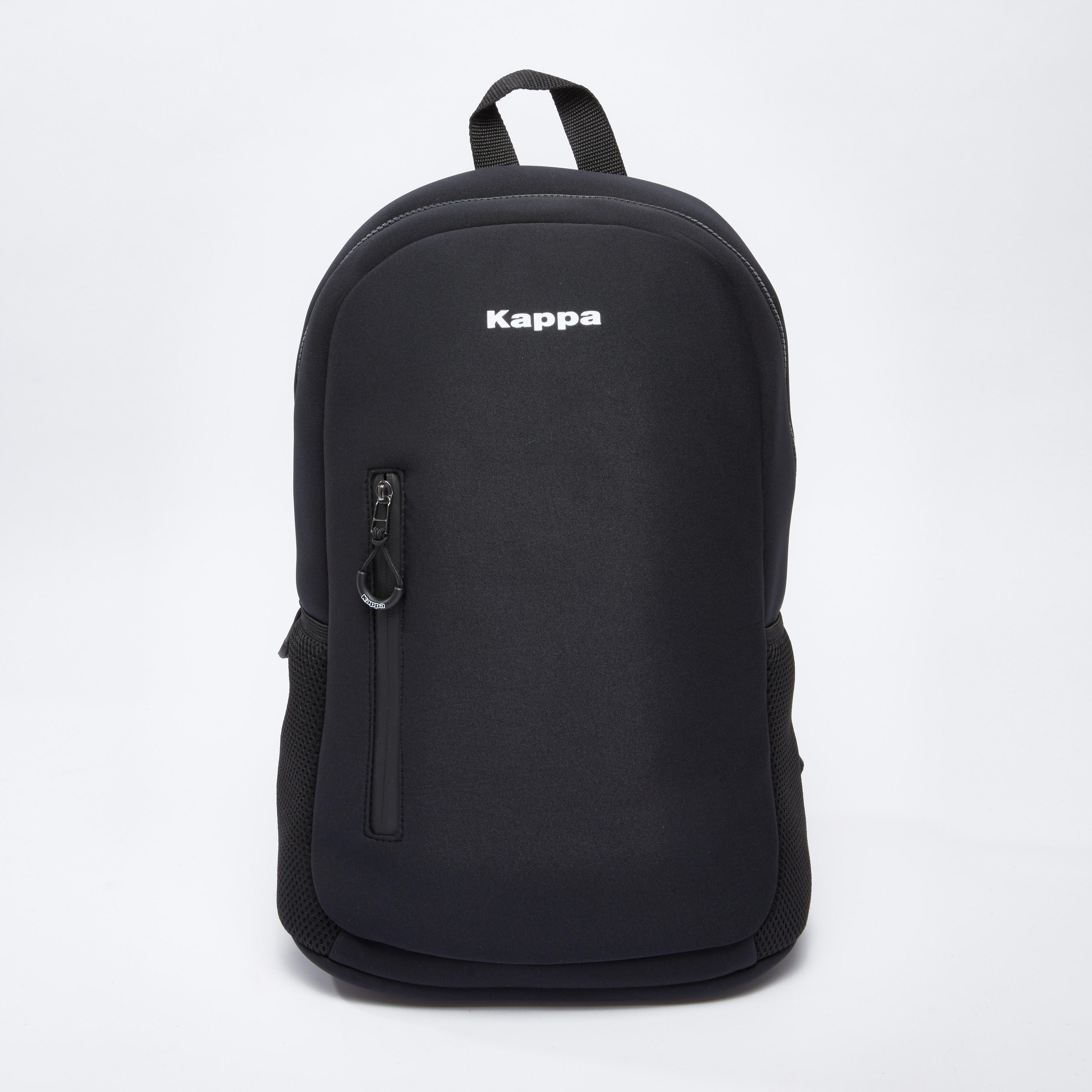Kappa Plain Backpack with Zip Closure and Printed Backstraps-men-bags-image-1