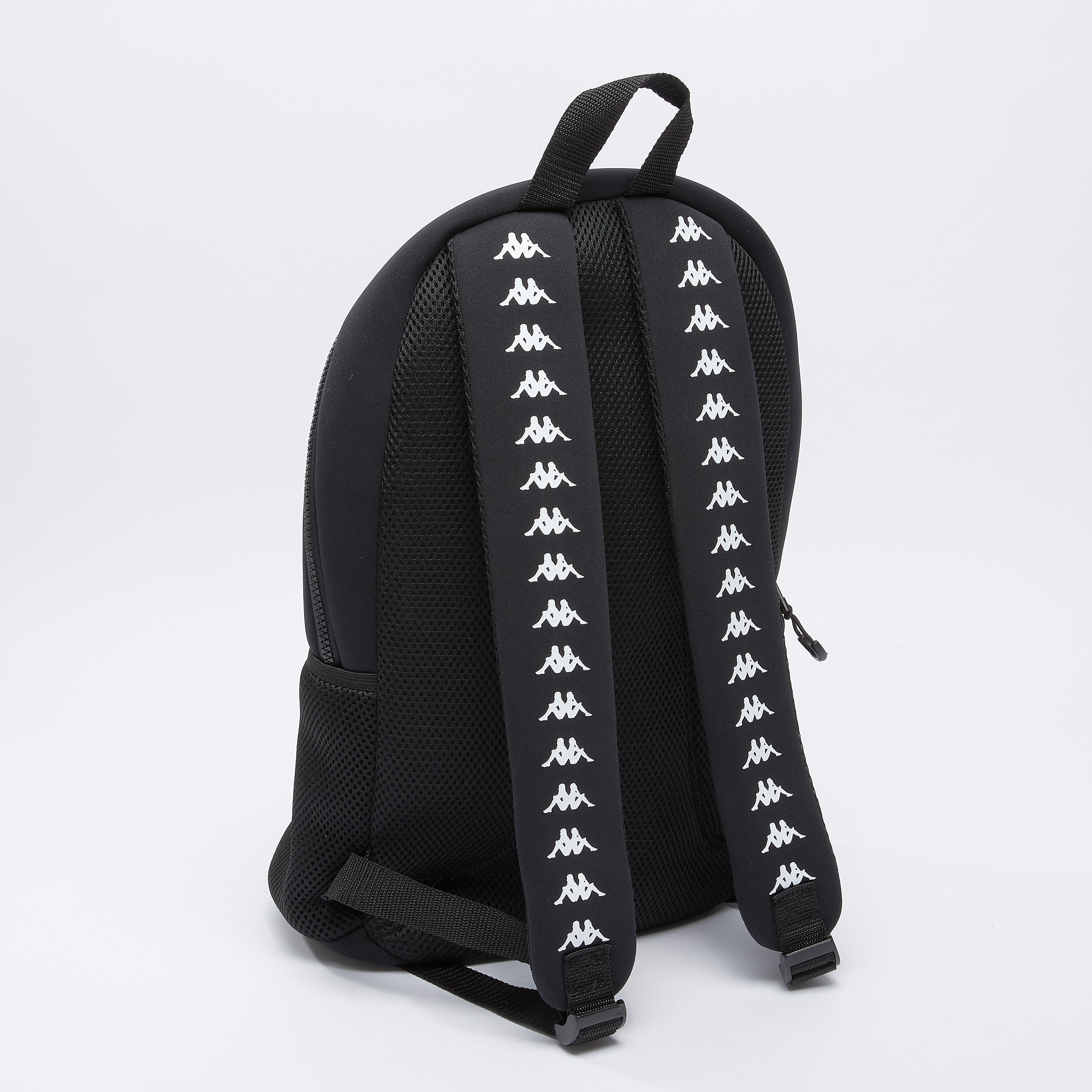 Kappa Plain Backpack with Zip Closure and Printed Backstraps-men-bags-image-5