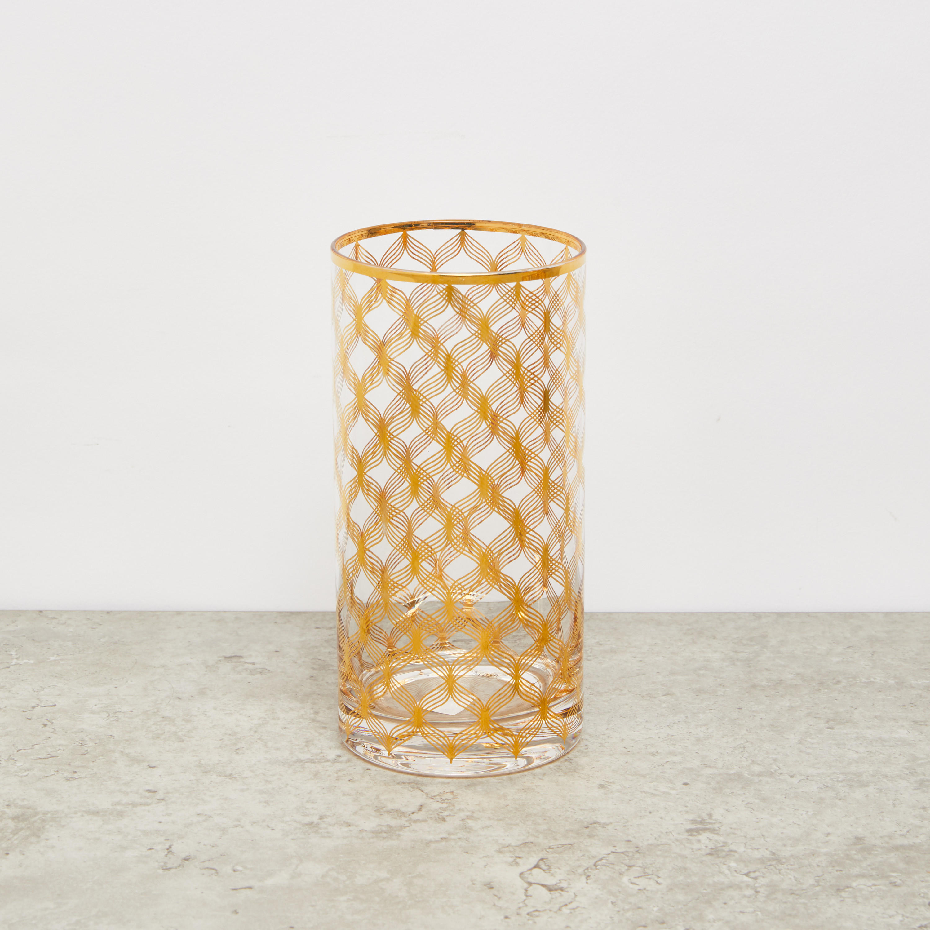 Metropolition Mood Geometric Decal Highball Tumblers - Set of 4-household-dining-glassware-drinkingglasses-image-3