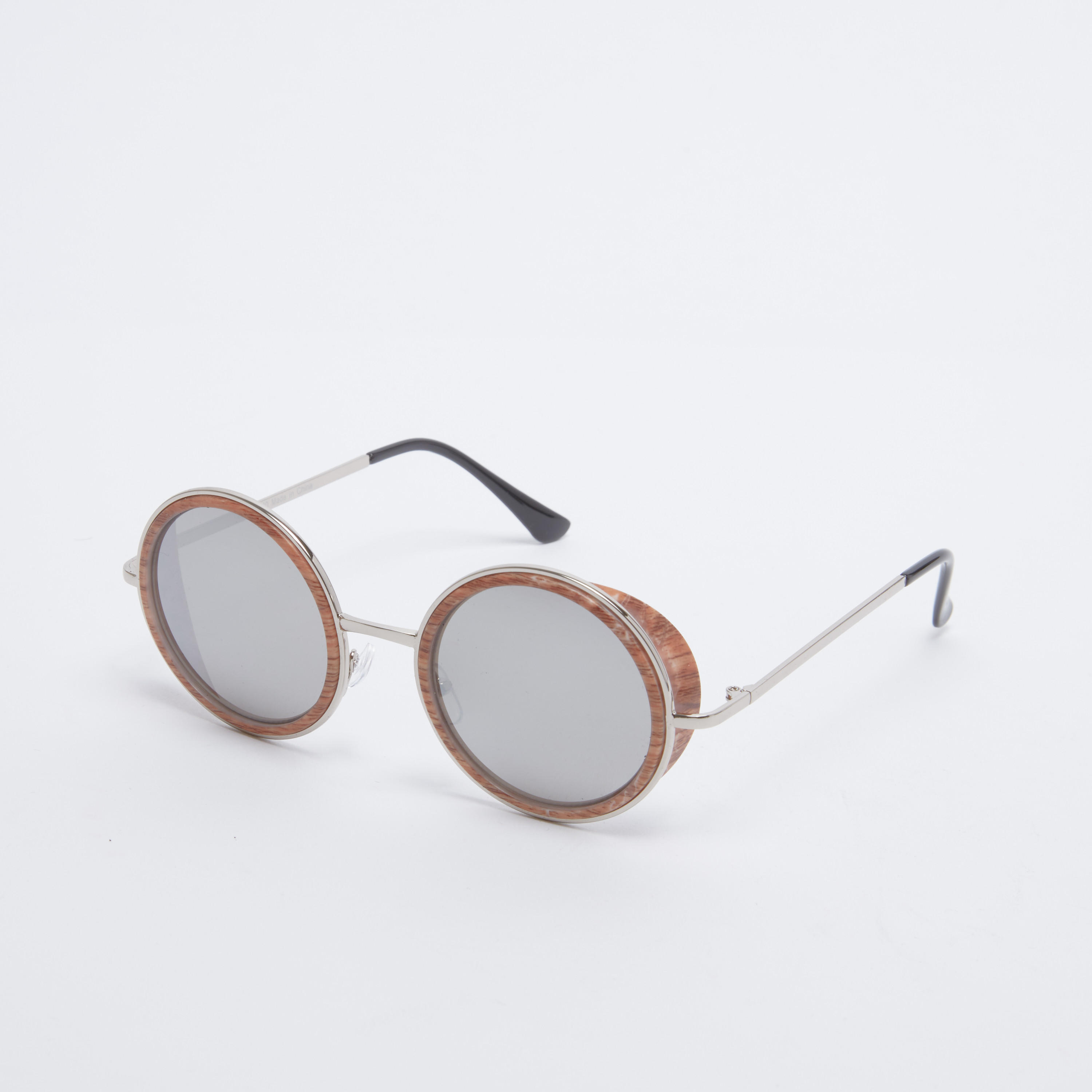 نظّارة شمسية مستديرة بإطار كامل وطبعات-women-sunglasses-image-1