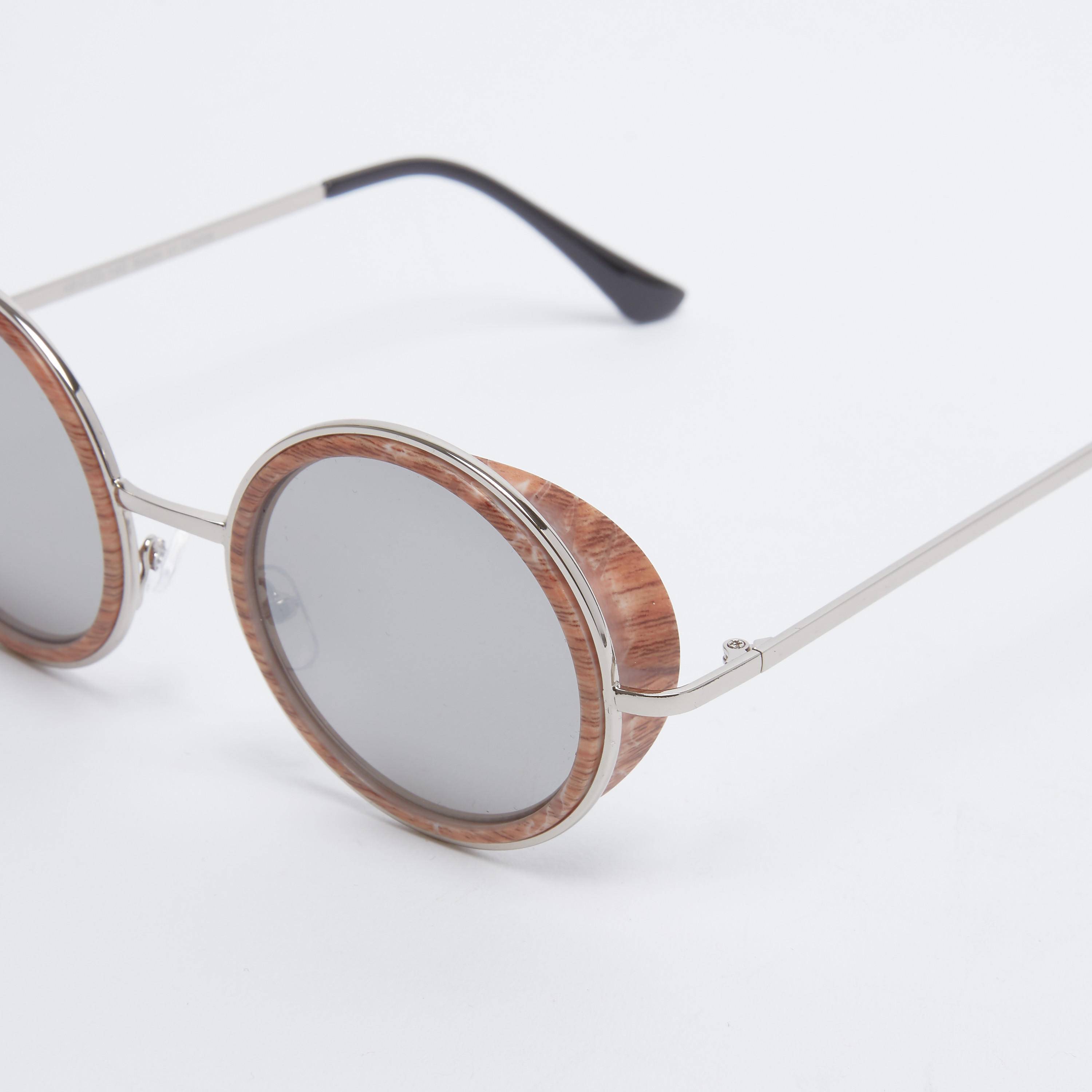 نظّارة شمسية مستديرة بإطار كامل وطبعات-women-sunglasses-image-3