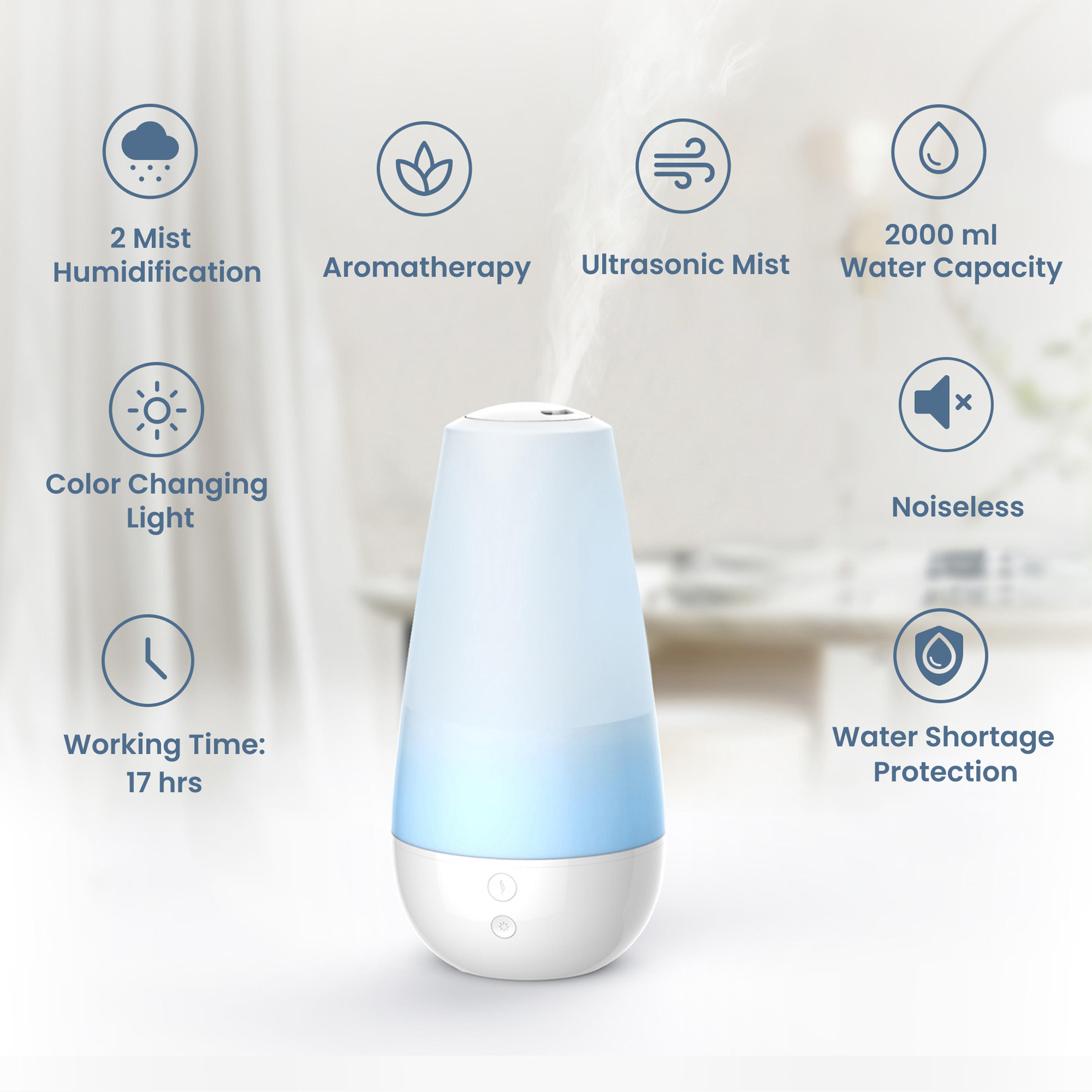 موزع عطور كهربائي ألتراسونيك أروما من أورا-household-homefragrance-airrevitalisersandhumidifiers-image-9